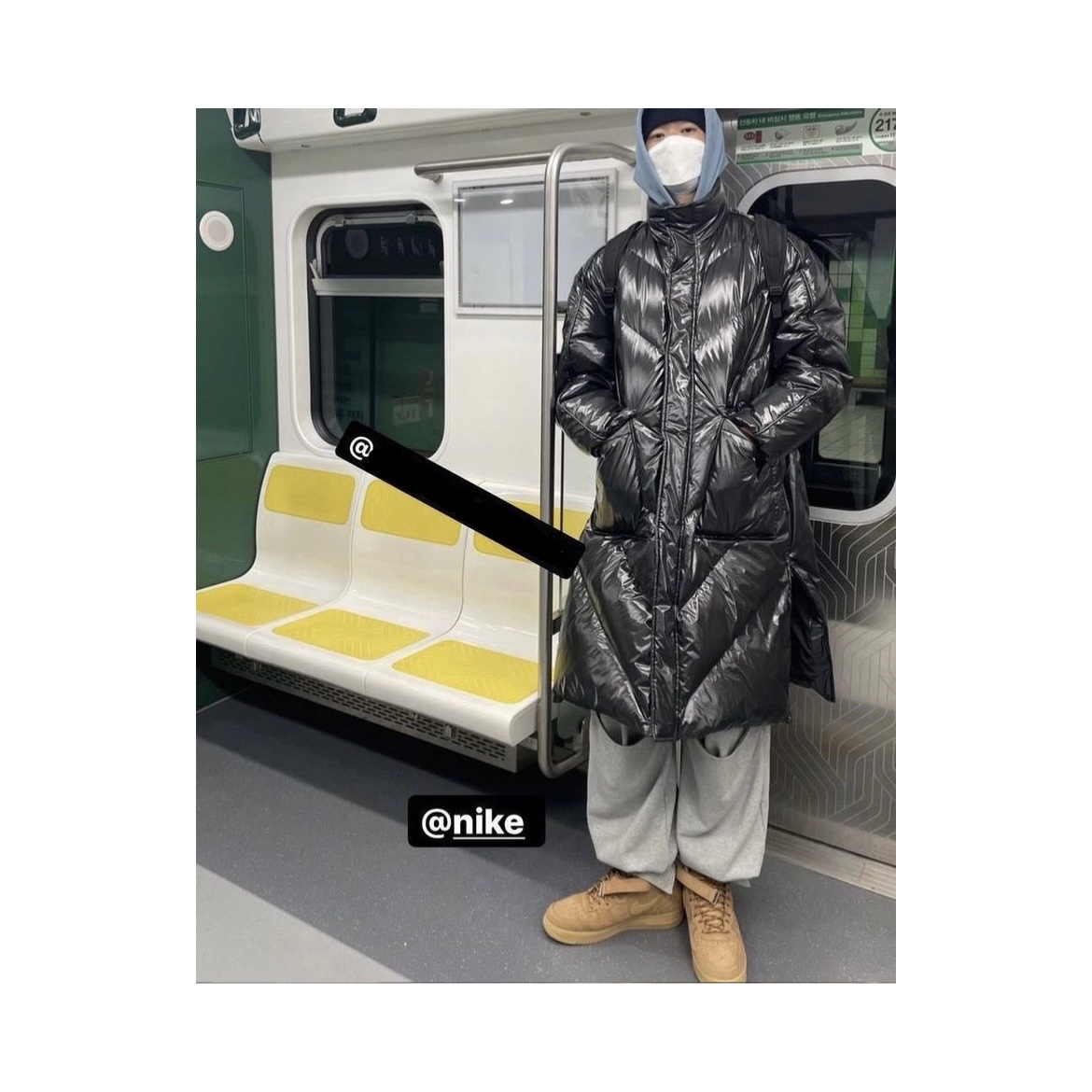 Nike ACG Storm-Fit ADV Cascade Rains Full Zip Shell Jacket Off Noir - Asia, Nike Air Force 1 Mid '07 WB Flax 착용 스타일 - 2