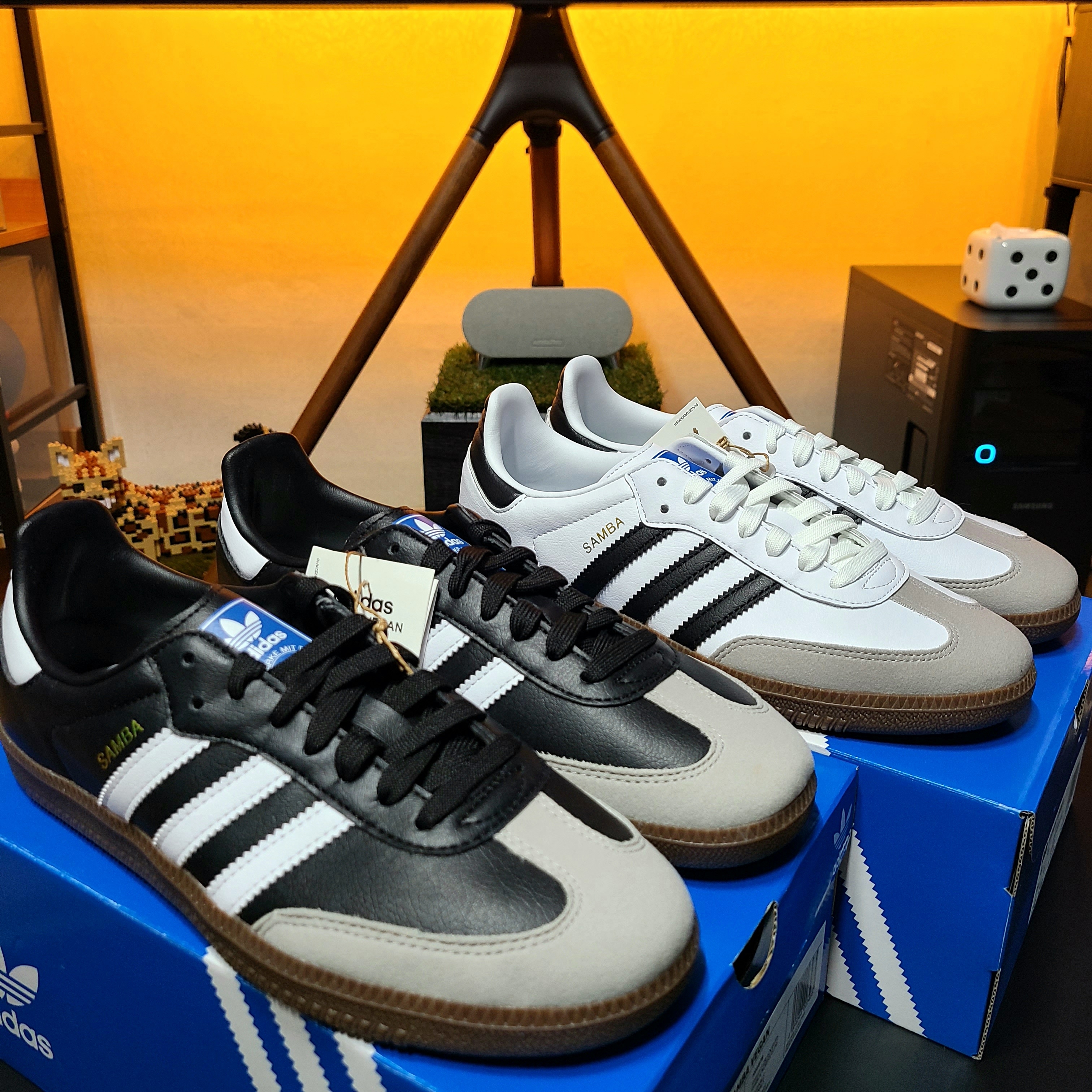 Adidas Samba Vegan Black White, Adidas Samba Vegan White Black 착용 스타일