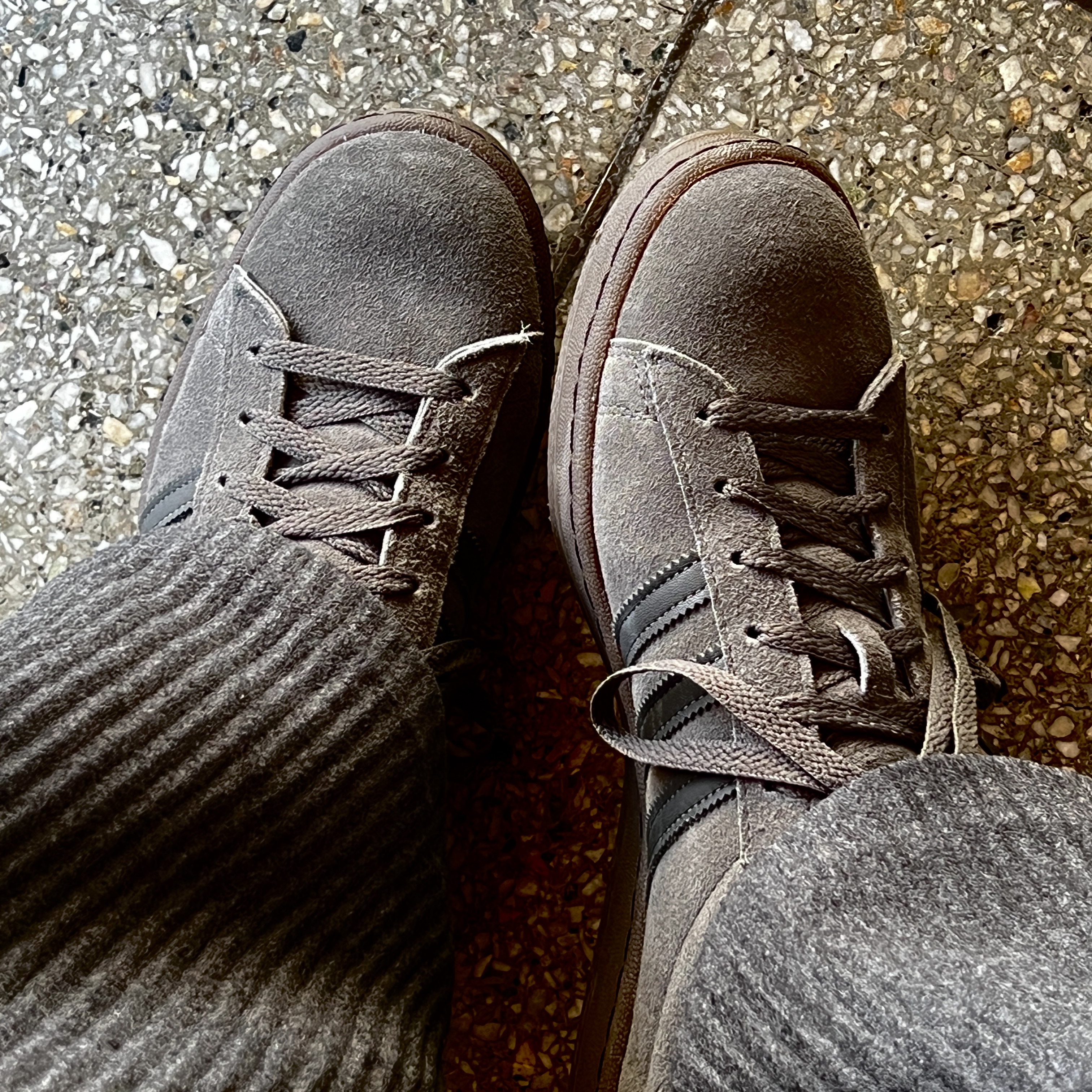 Adidas Campus 80s Utility Grey 착용 스타일
