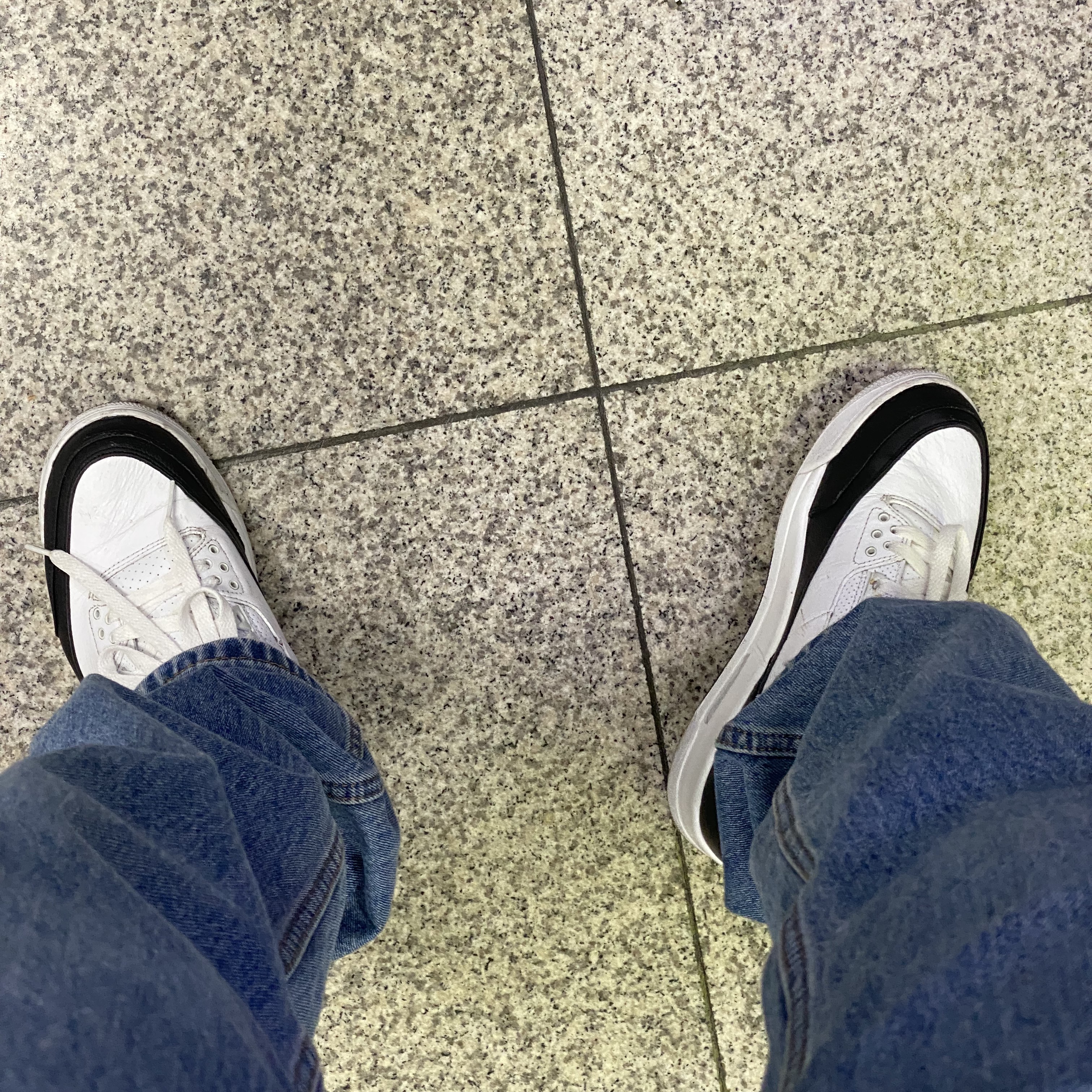 Jordan 3 x Fragment Retro SP White Black 착용 스타일