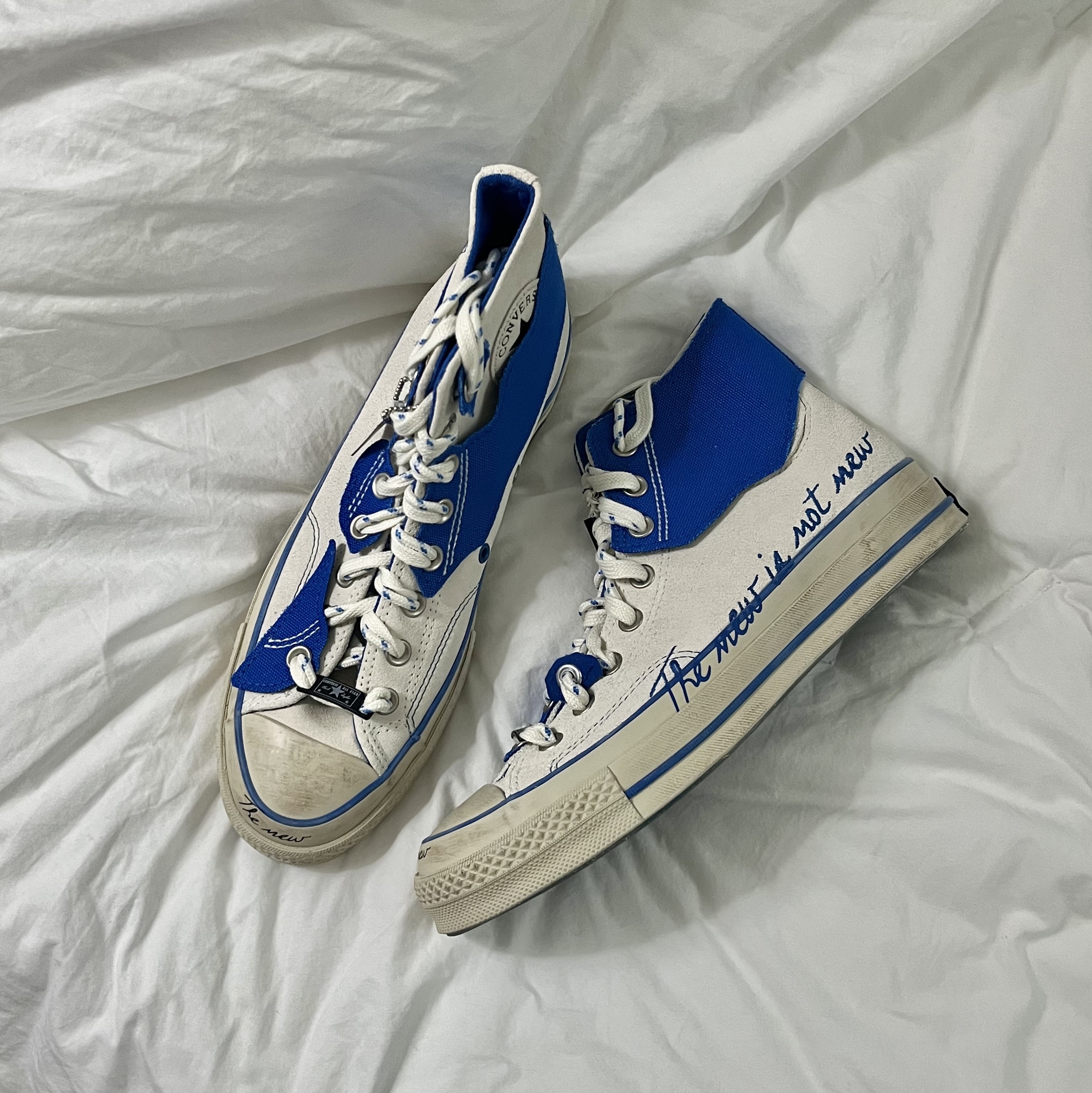 Converse x Ader Error Chuck 70 High White 착용 스타일