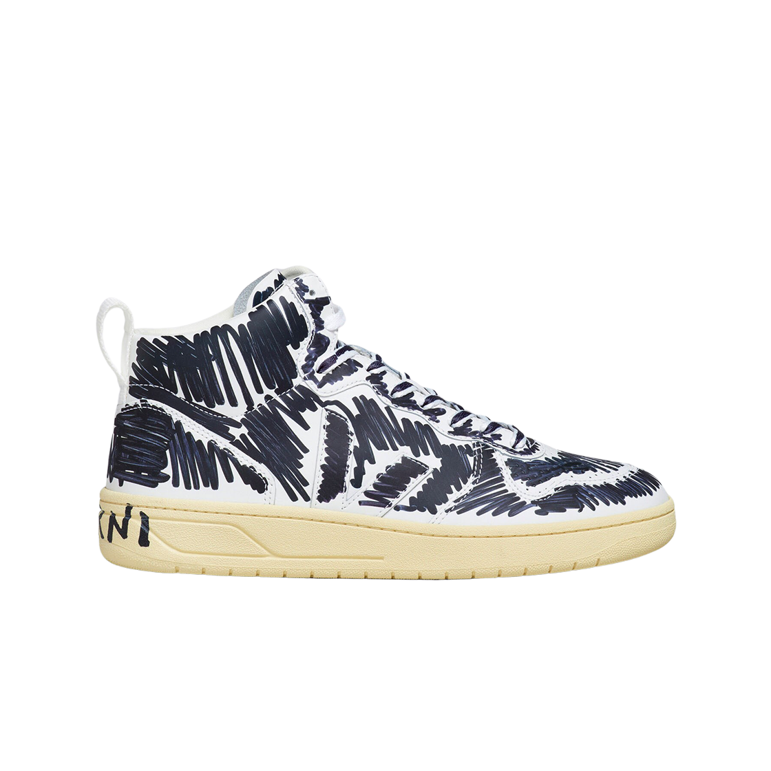 (W) 마르니 x 베자 V-15 블랙((W) Marni x Veja V-15 Black) - 1