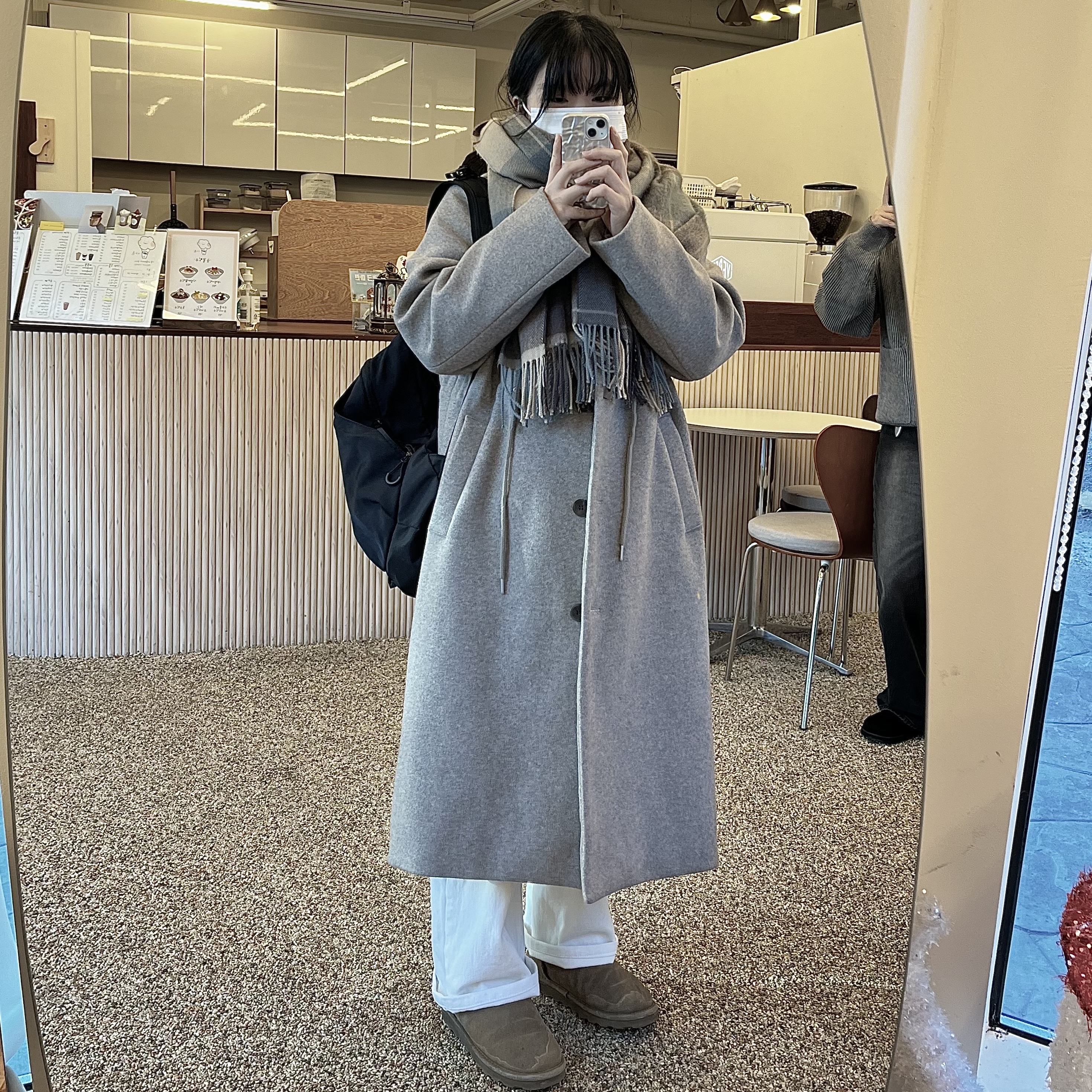 (W) UGG Classic Mini II Boots Chestnut 착용 스타일