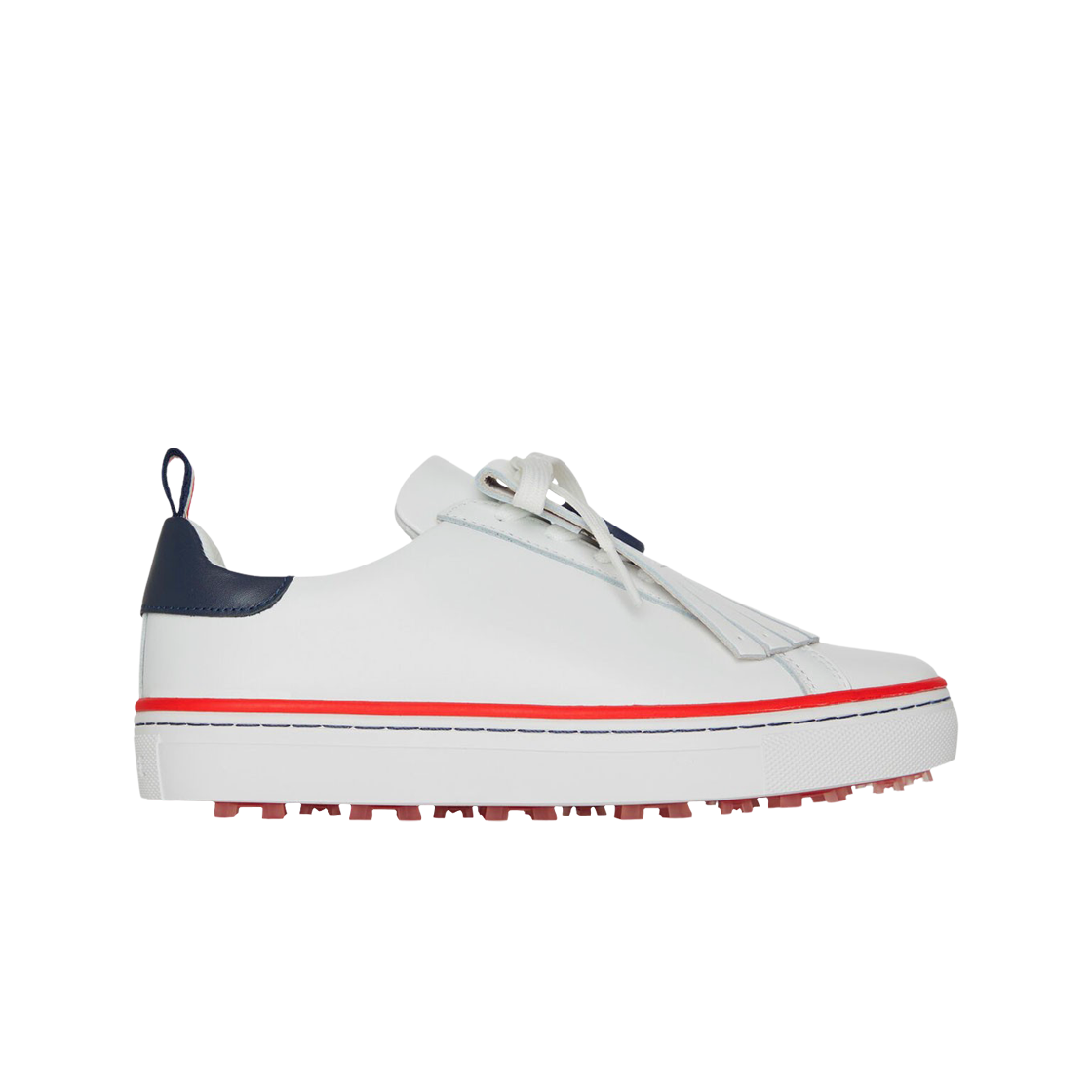 (W) 지포어 콘트라스트 악센트 킬티 더프 골프 슈즈 스노우((W) G/Fore Contrast Accent Kiltie Durf Golf Shoes Snow)