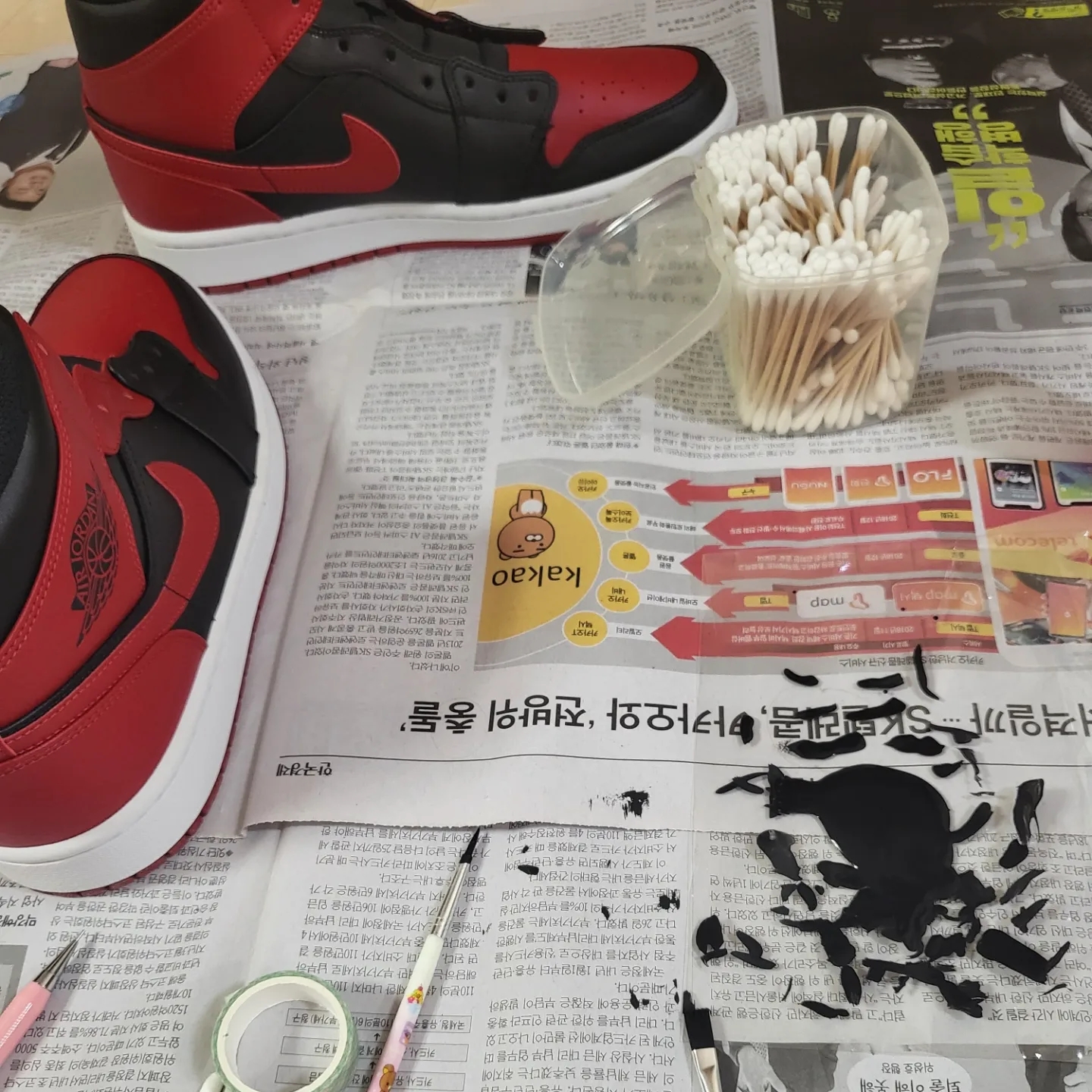 Jordan 1 Mid Bred Banned 2020 착용 스타일 - 2