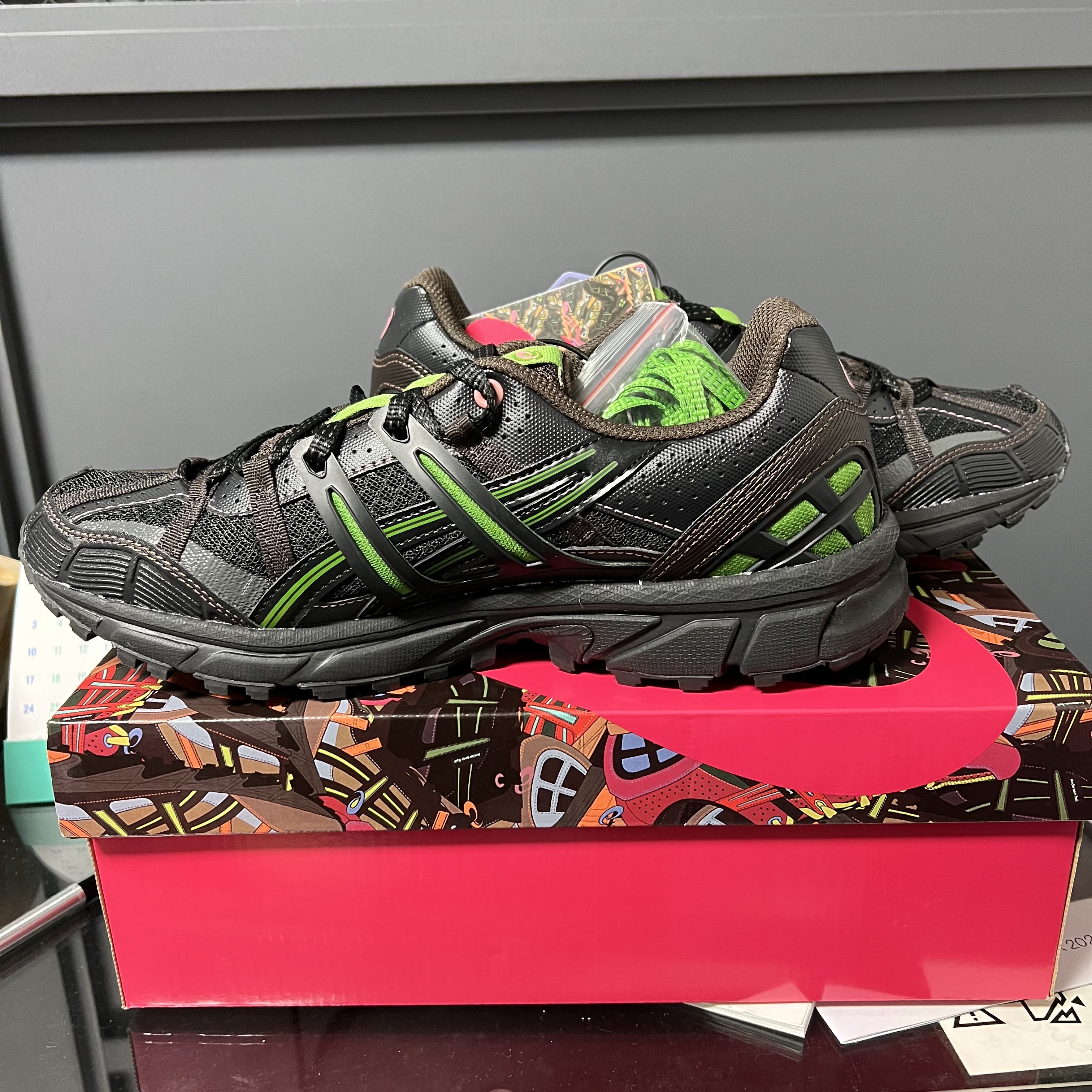 Asics x Andersson Bell Gel-Sonoma 15-50 Black Green 착용 스타일