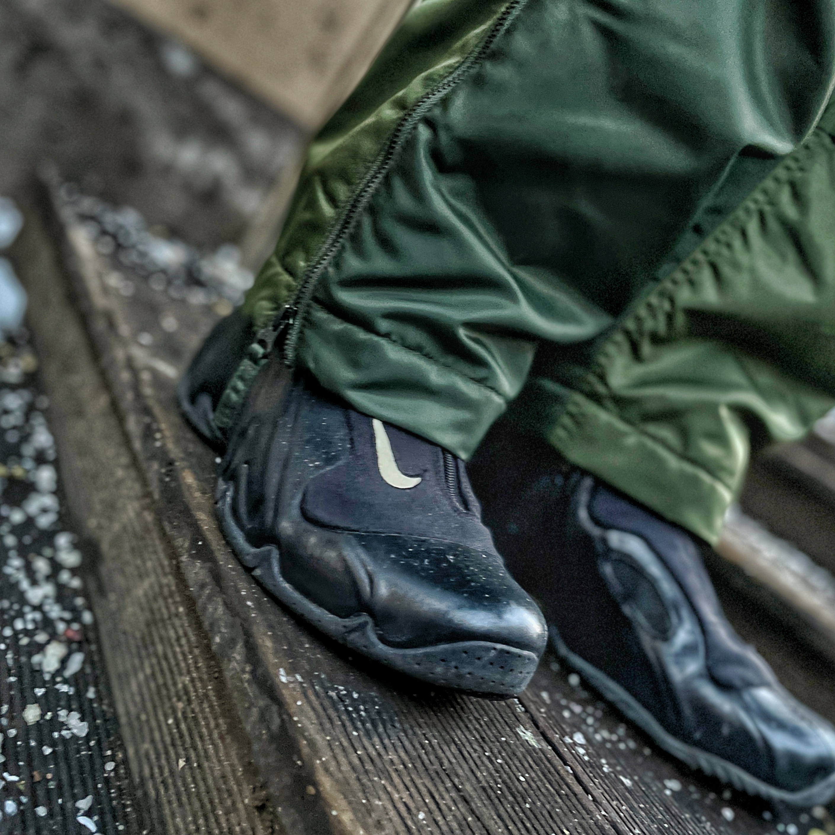 Nike Air Flightposite Carbon Fiber 2014 착용 스타일 - 2
