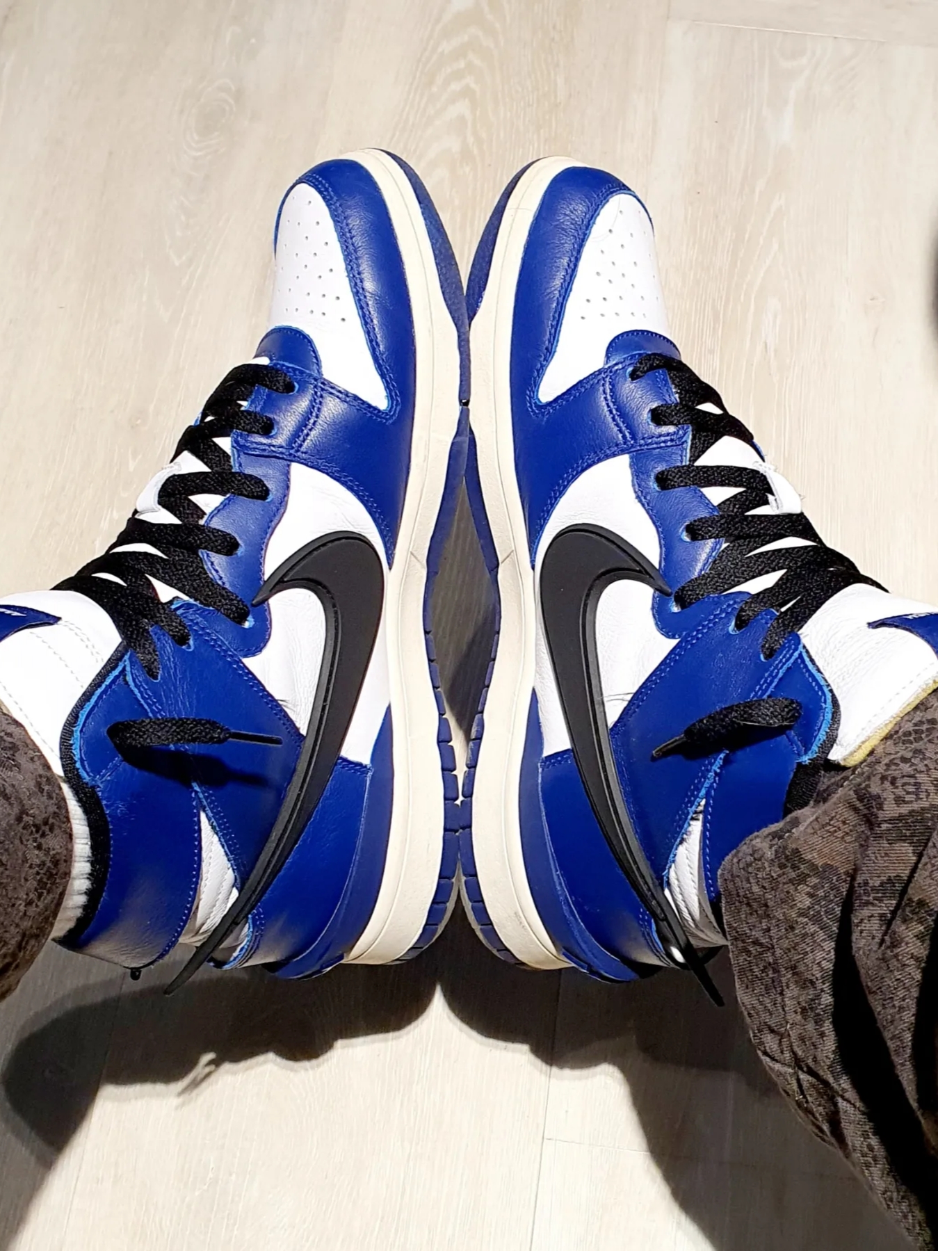 Nike x Ambush Dunk High Deep Royal Blue 착용 스타일 - 2