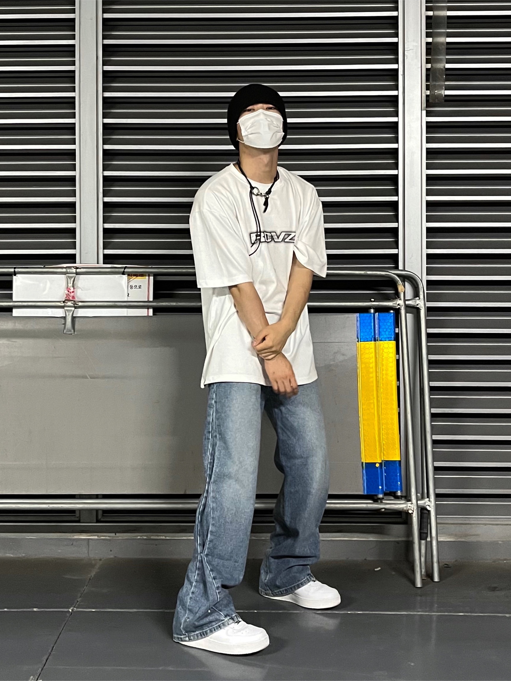 Our Legacy Ladon Leather Keychain Black, Nike Air Force 1 '07 Low White 착용 스타일