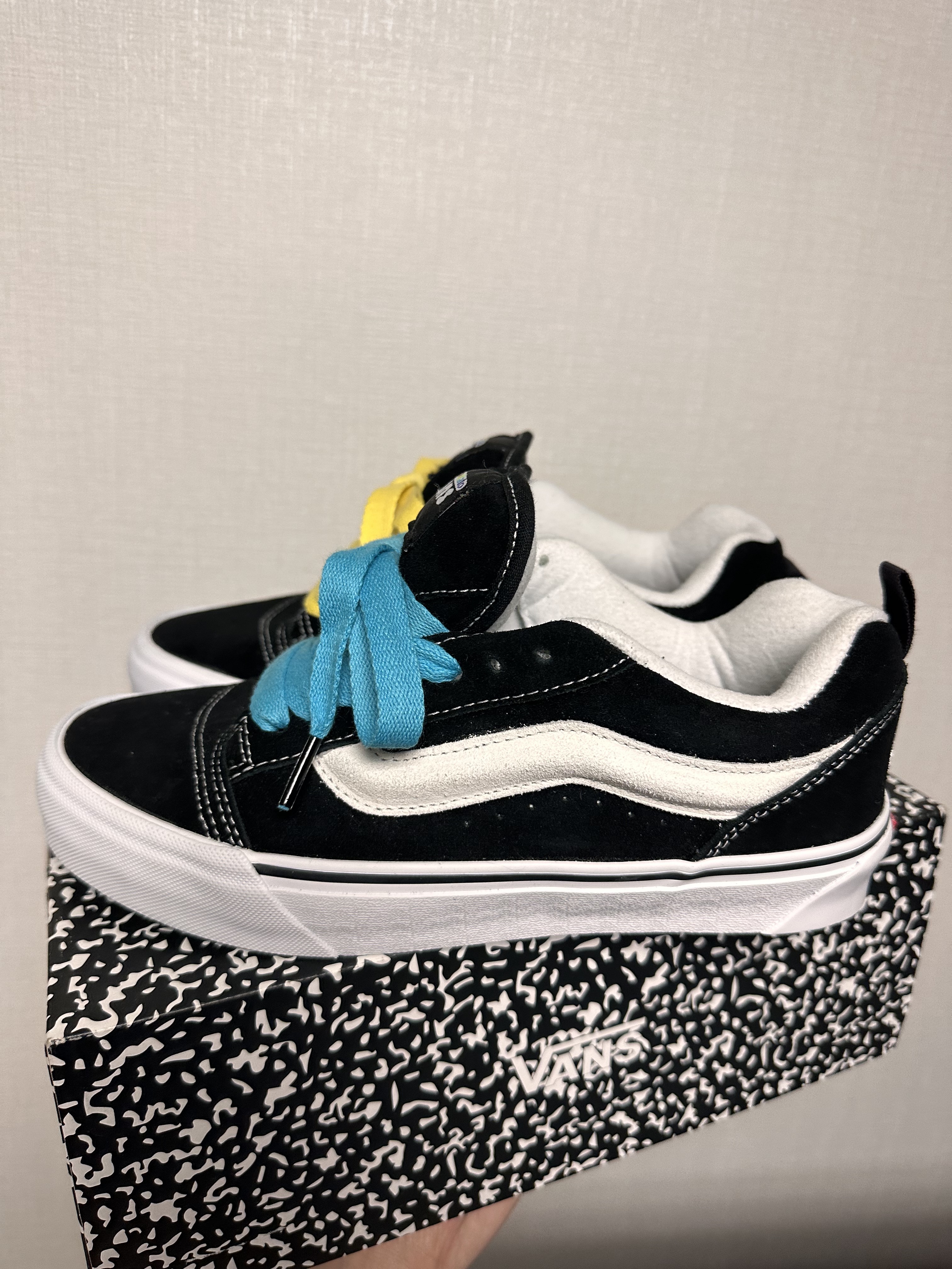 Vans Vault x Imran Potato Knu-Skool VR3 LX Black White 착용 스타일