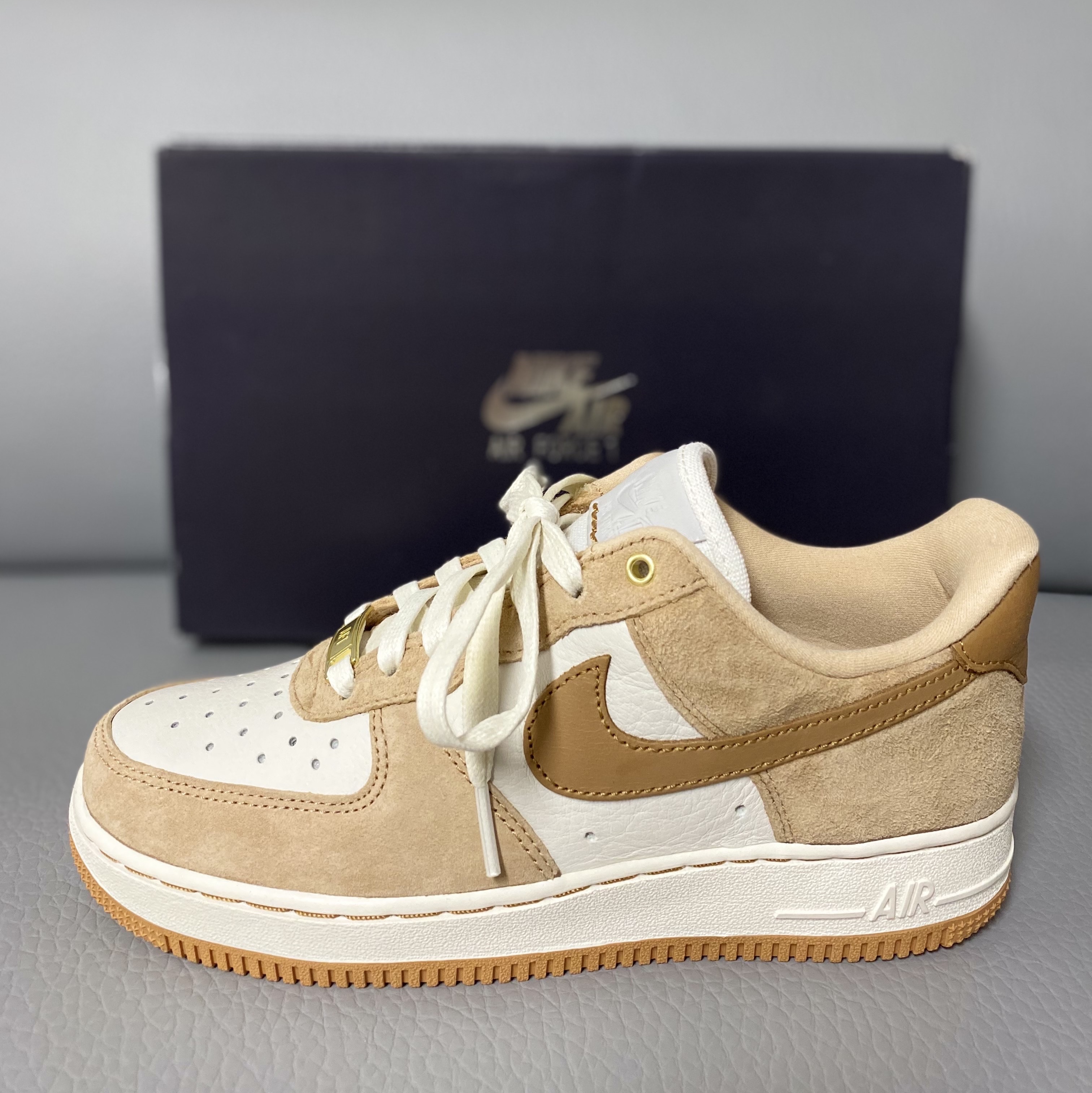 (W) Nike Air Force 1 LXX Flax 착용 스타일