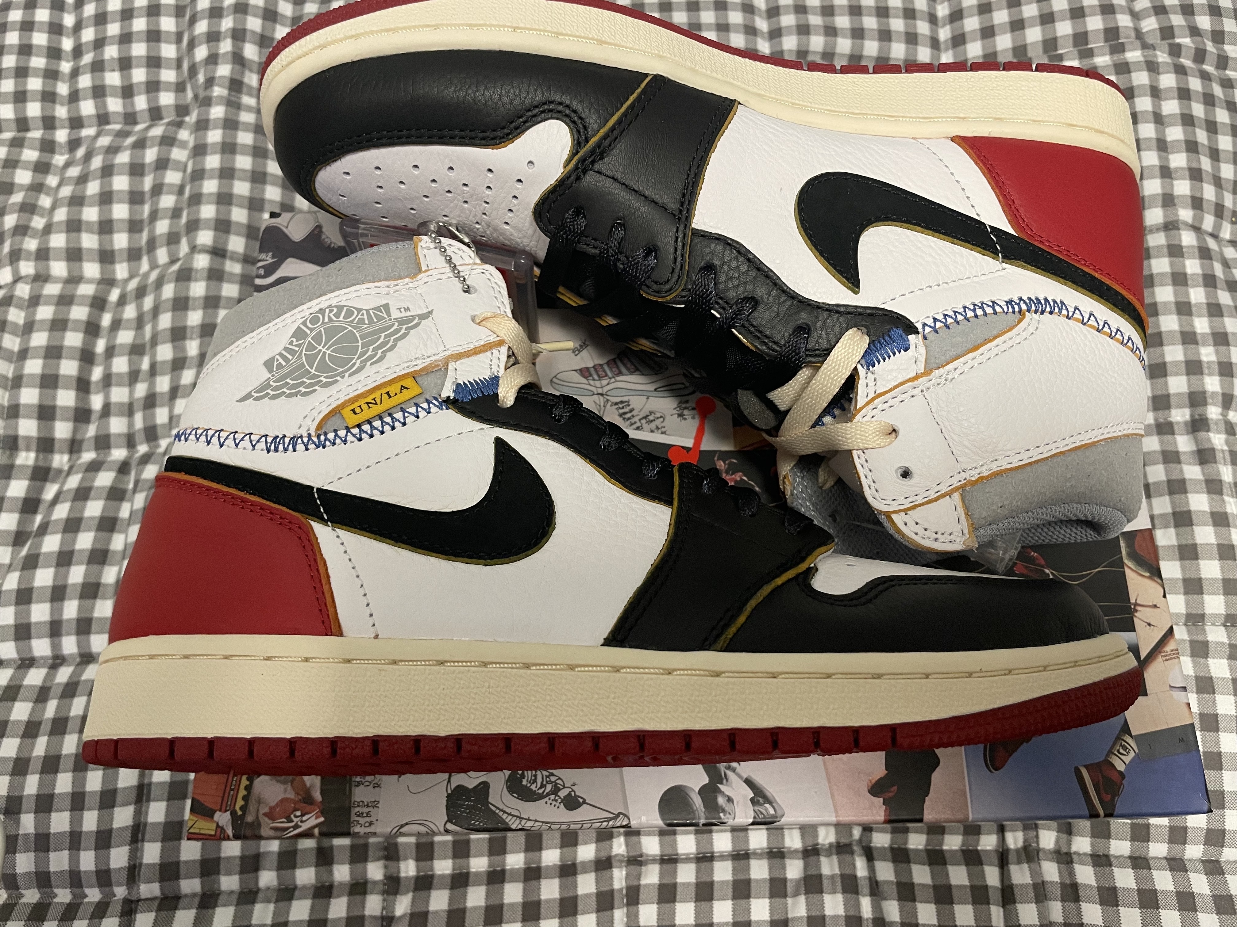 Jordan 1 x Union Retro High Black Toe 착용 스타일 - 2