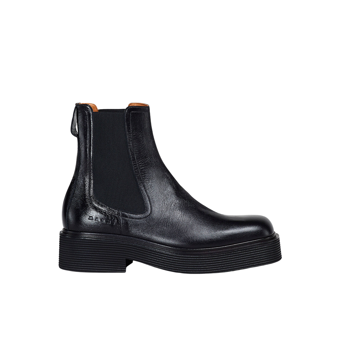 (W) 마르니 샤이니 레더 첼시 부츠 블랙((W) Marni Shiny Leather Chelsea Boots Black) - 1