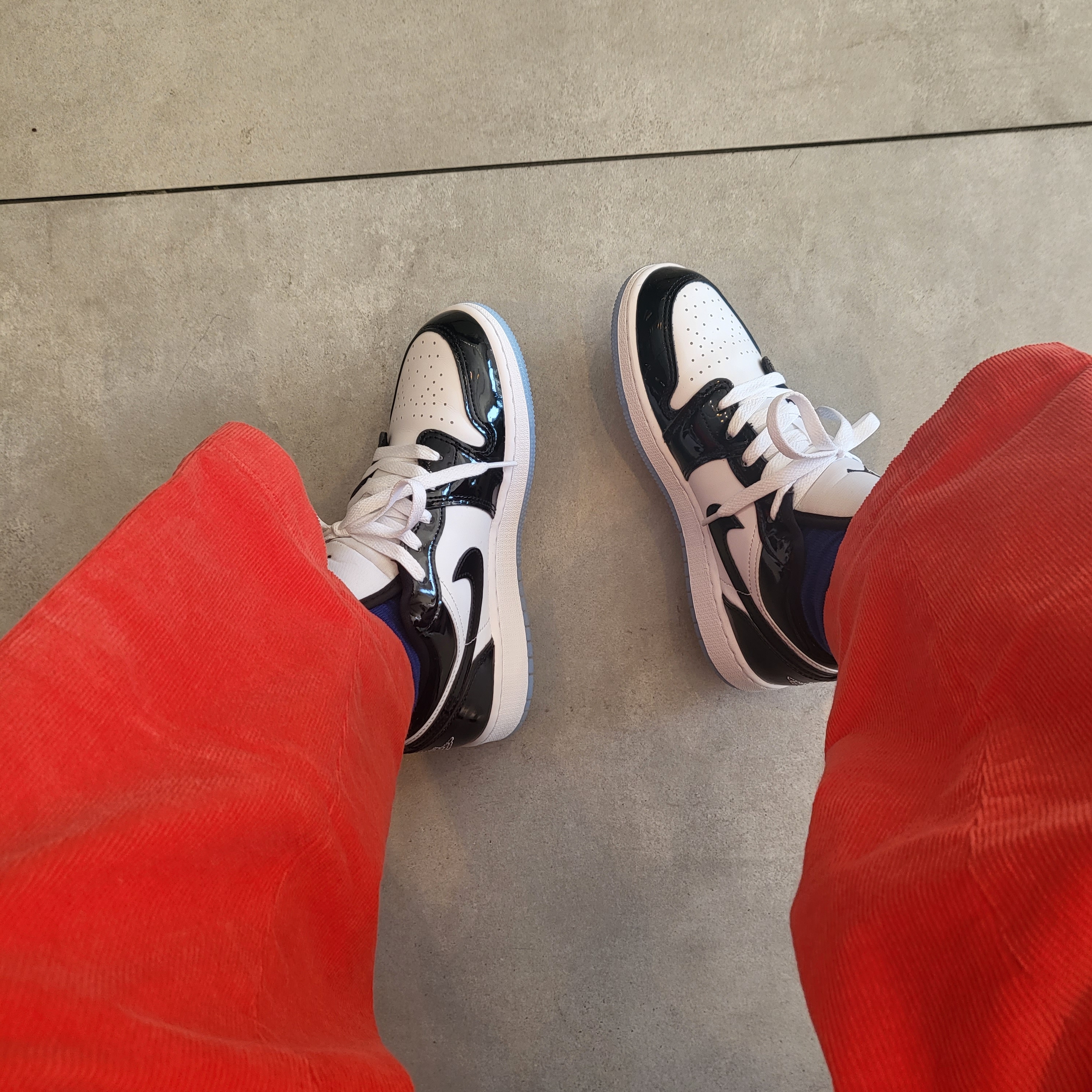 Jordan 1 Low SE Concord, (GS) Jordan 1 Low SE Concord 착용 스타일