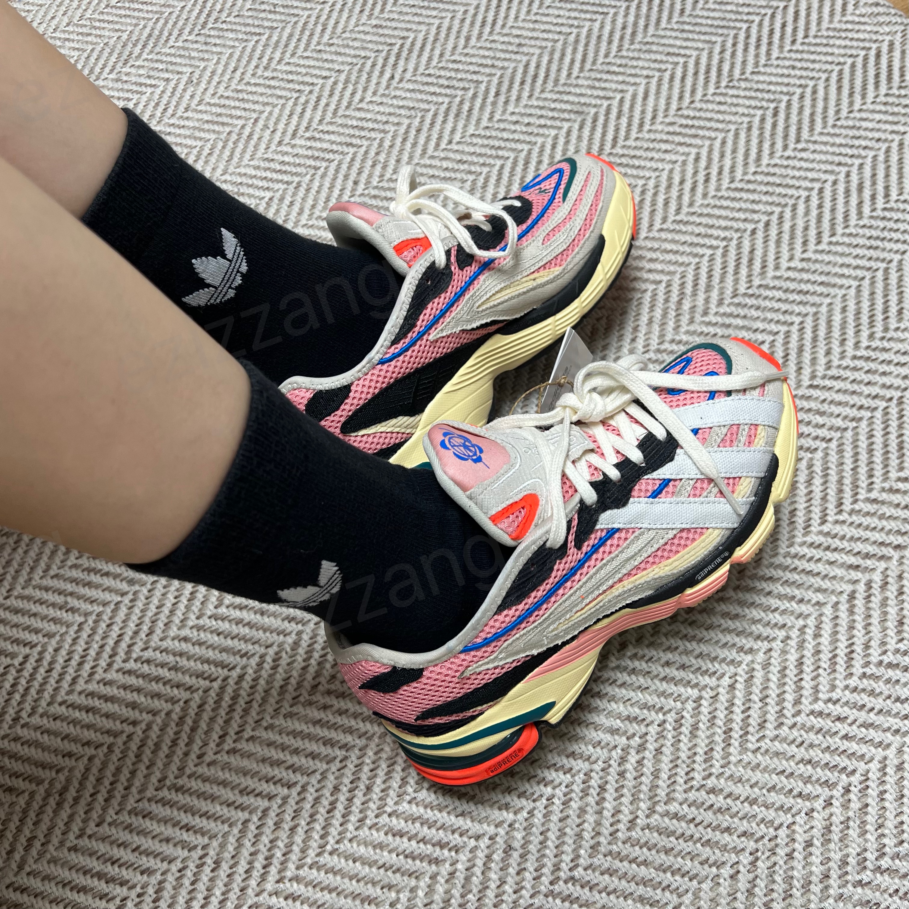 Adidas x Sean Wotherspoon Orketro White Easy Yellow 착용 스타일 - 1