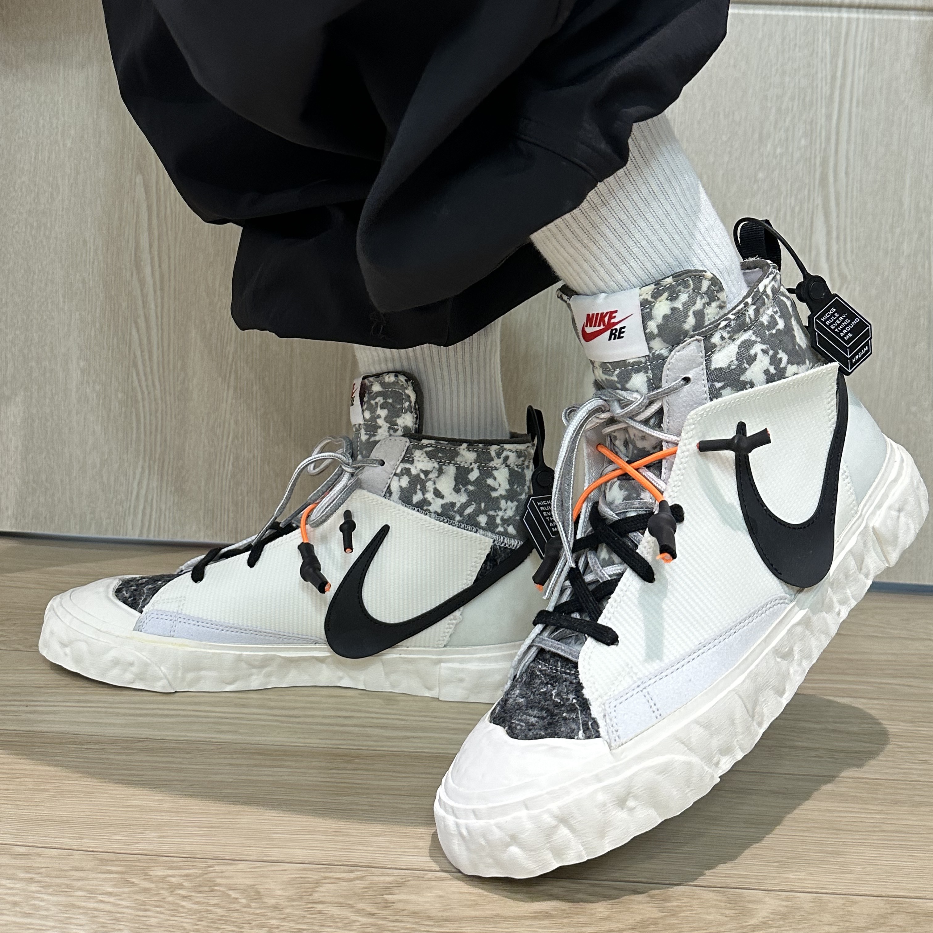 Nike x Readymade Blazer Mid White 착용 스타일 - 4