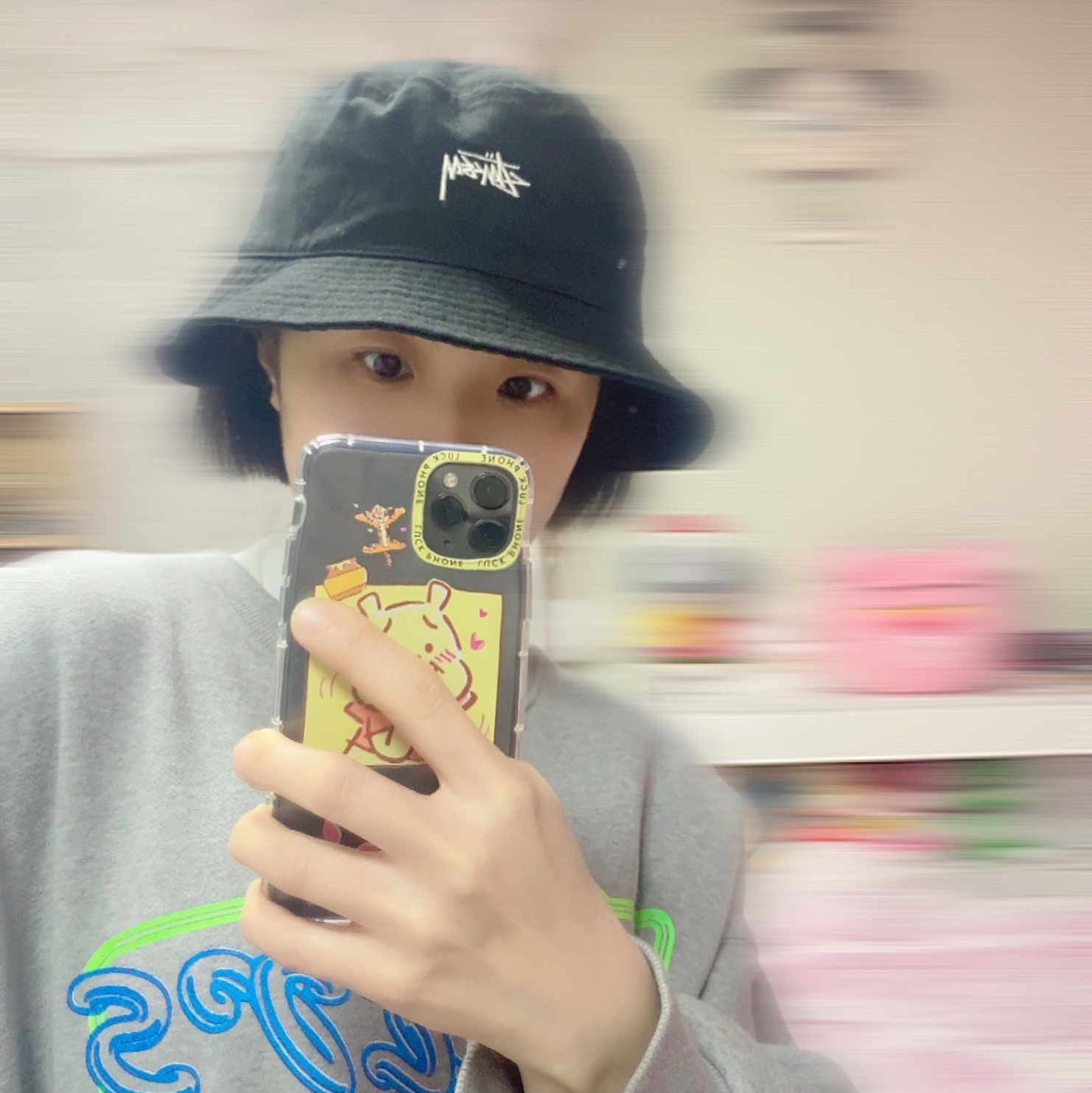 Stussy Stock Bucket Hat Black 착용 스타일