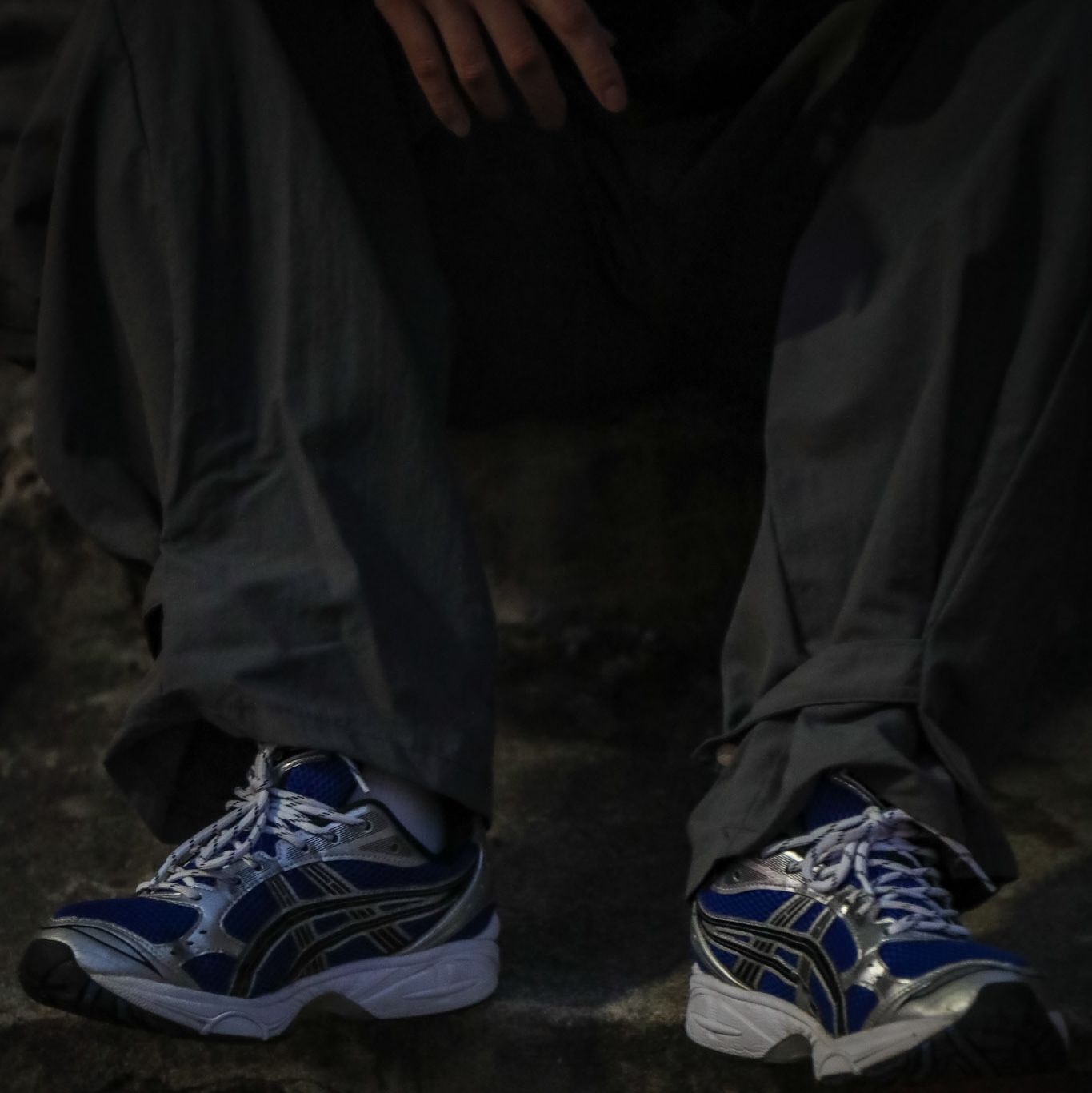 Asics Gel-Kayano 14 Monaco Blue Black 착용 스타일 - 5
