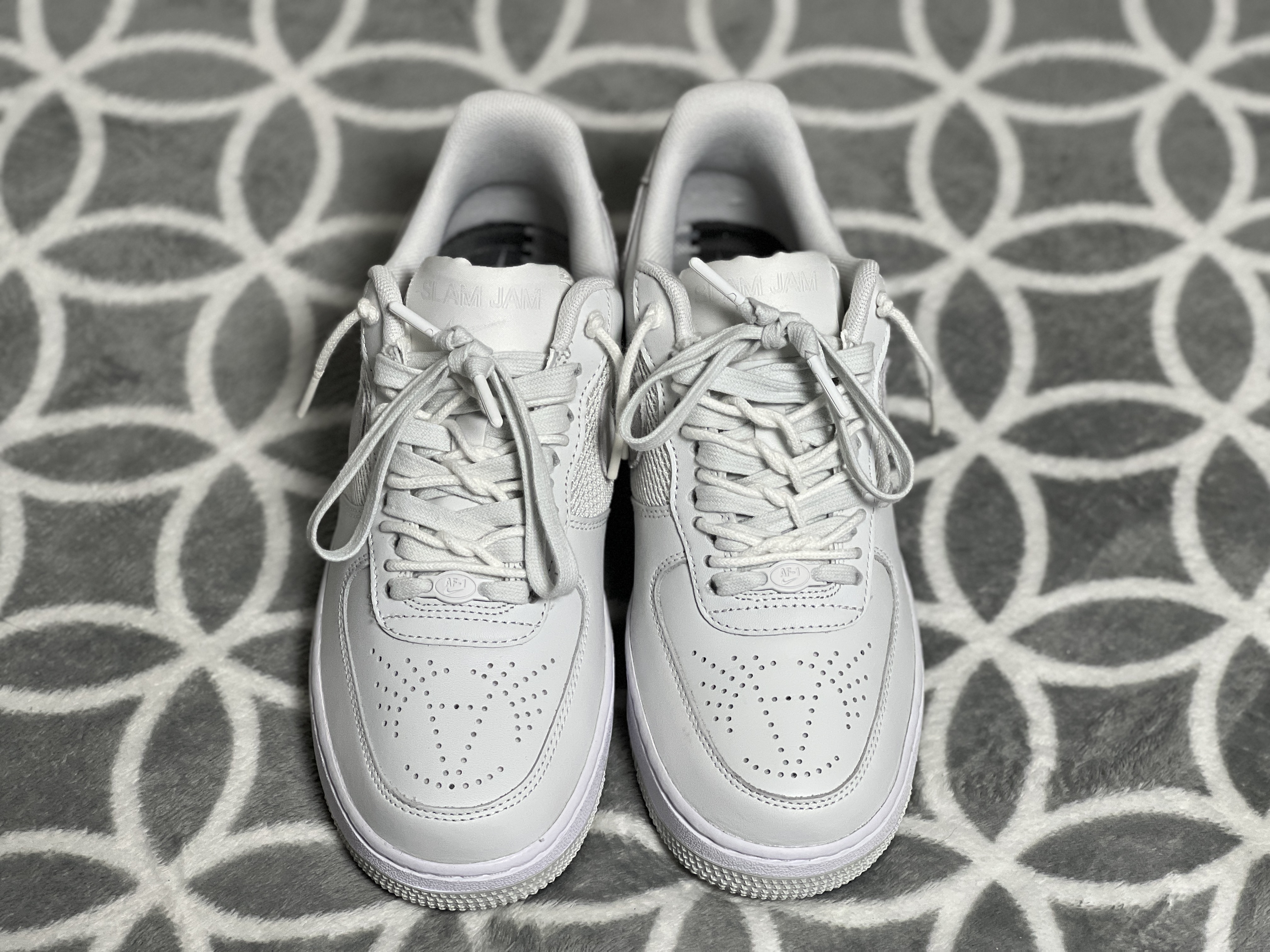 Nike x Slam Jam Air Force 1 Low SP Summit White 착용 스타일 - 5
