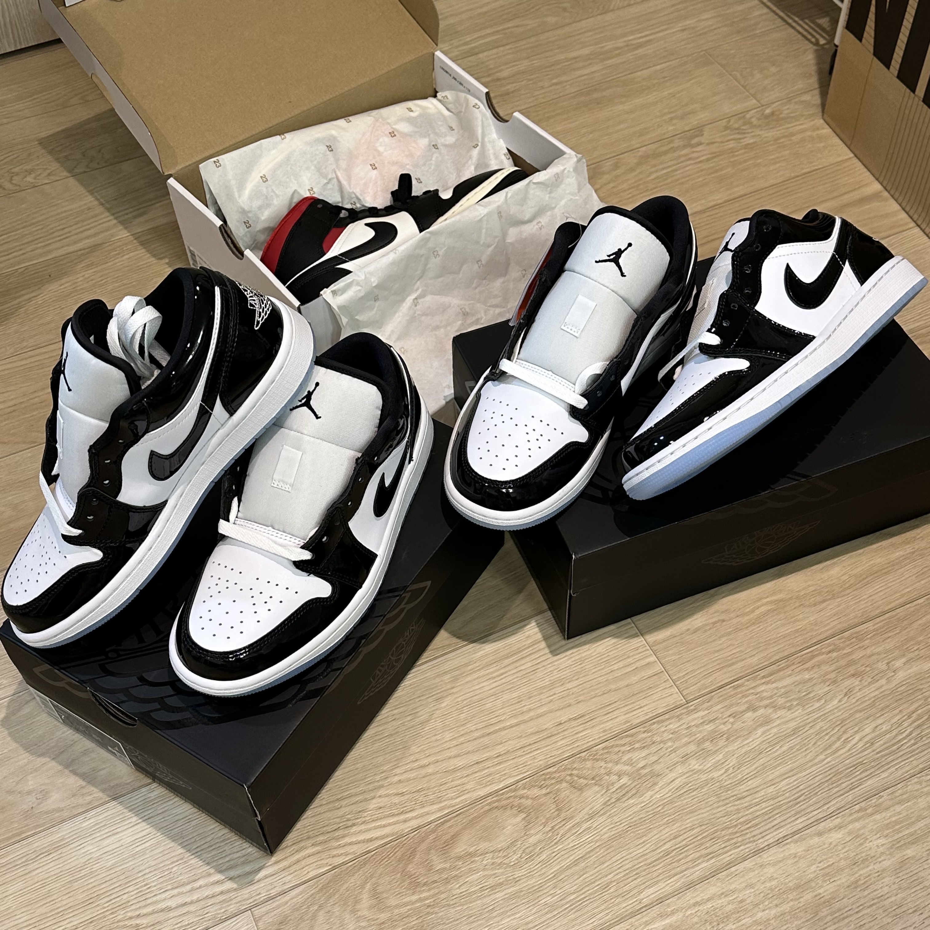 Jordan 1 Low SE Concord 착용 스타일 - 1