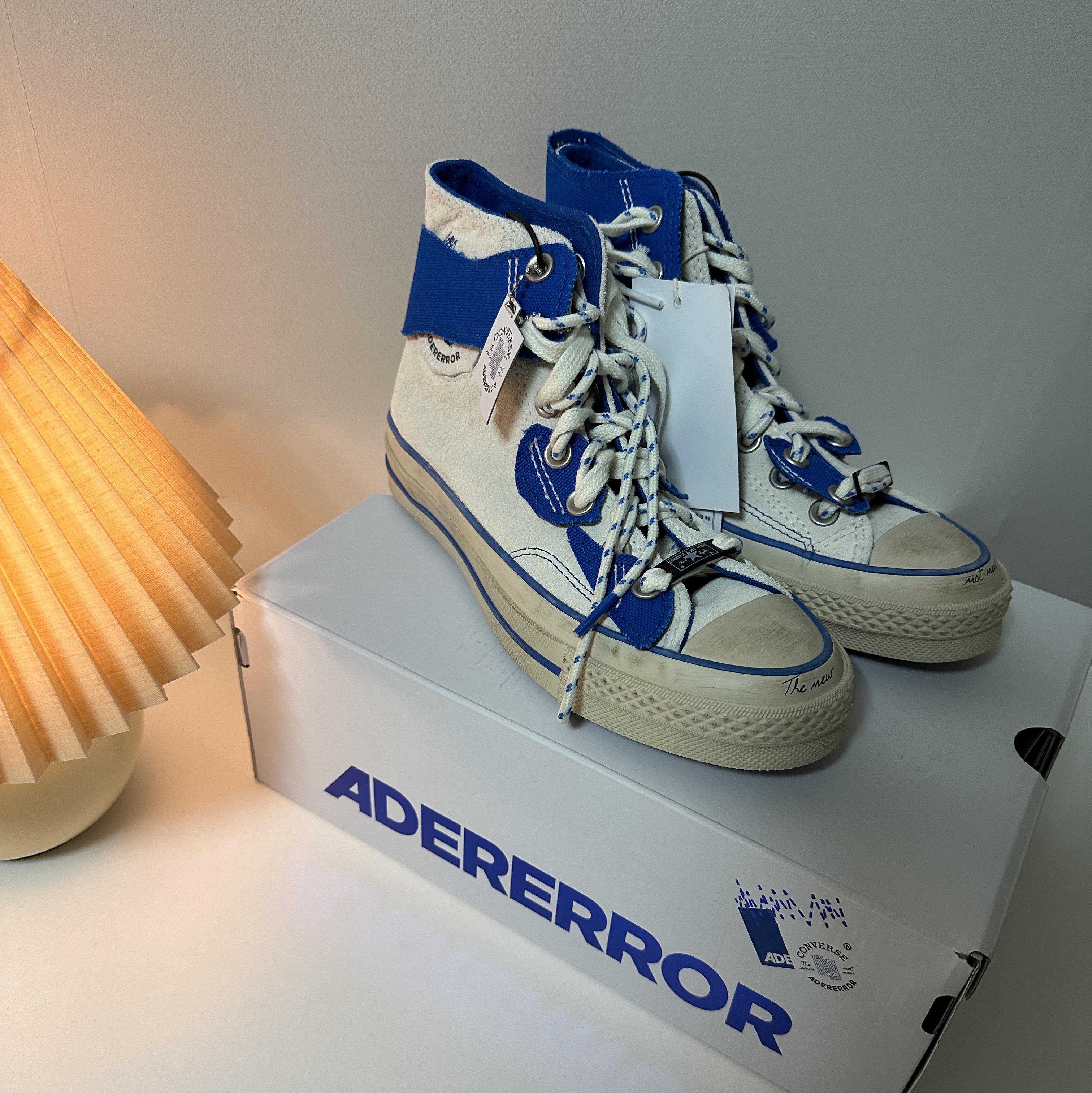 Converse x Ader Error Chuck 70 High White 착용 스타일