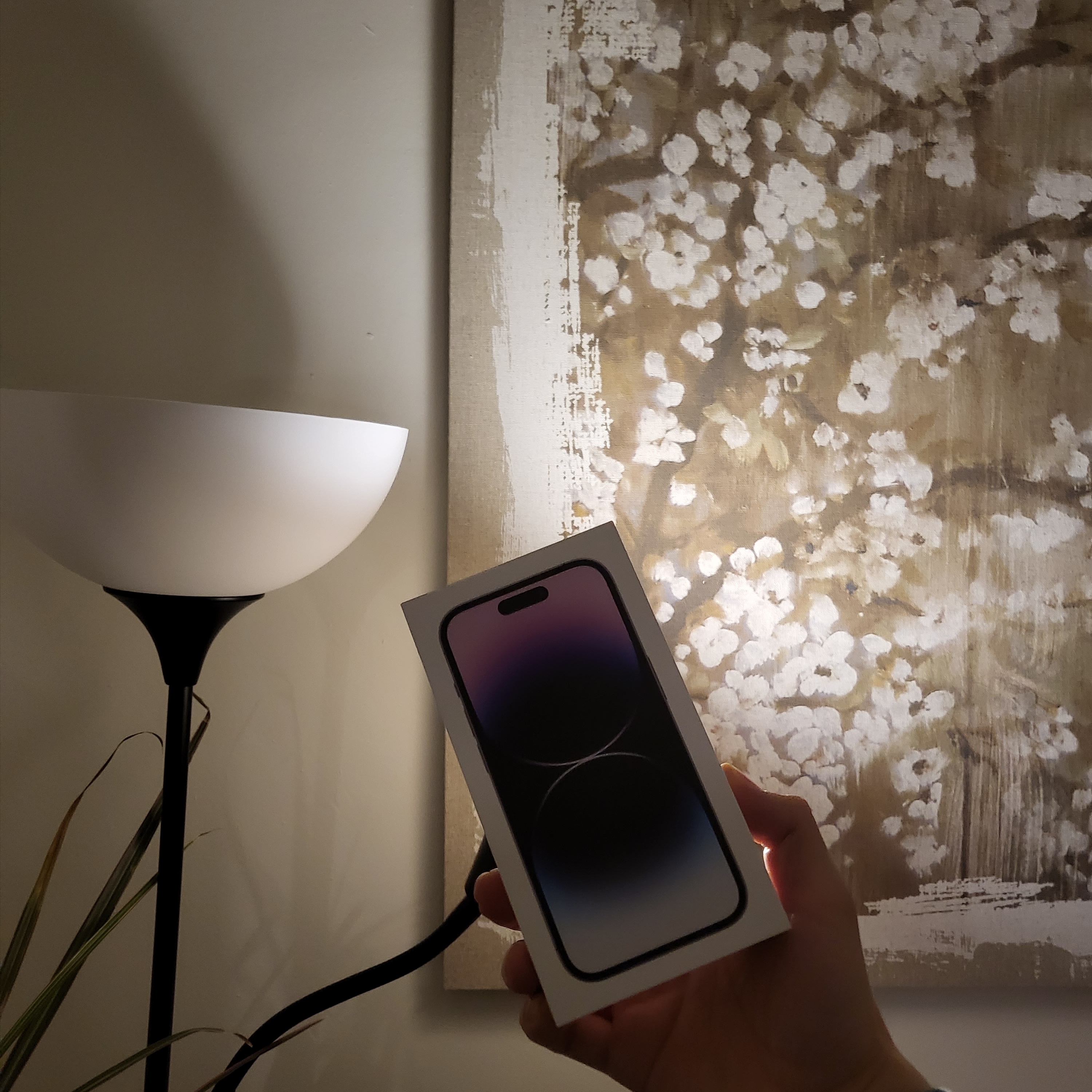 Apple iPhone 14 Pro 256GB Deep Purple (Korean Ver.), Apple iPhone 14 Pro 128GB Deep Purple (Korean Ver.) 착용 스타일 - 1