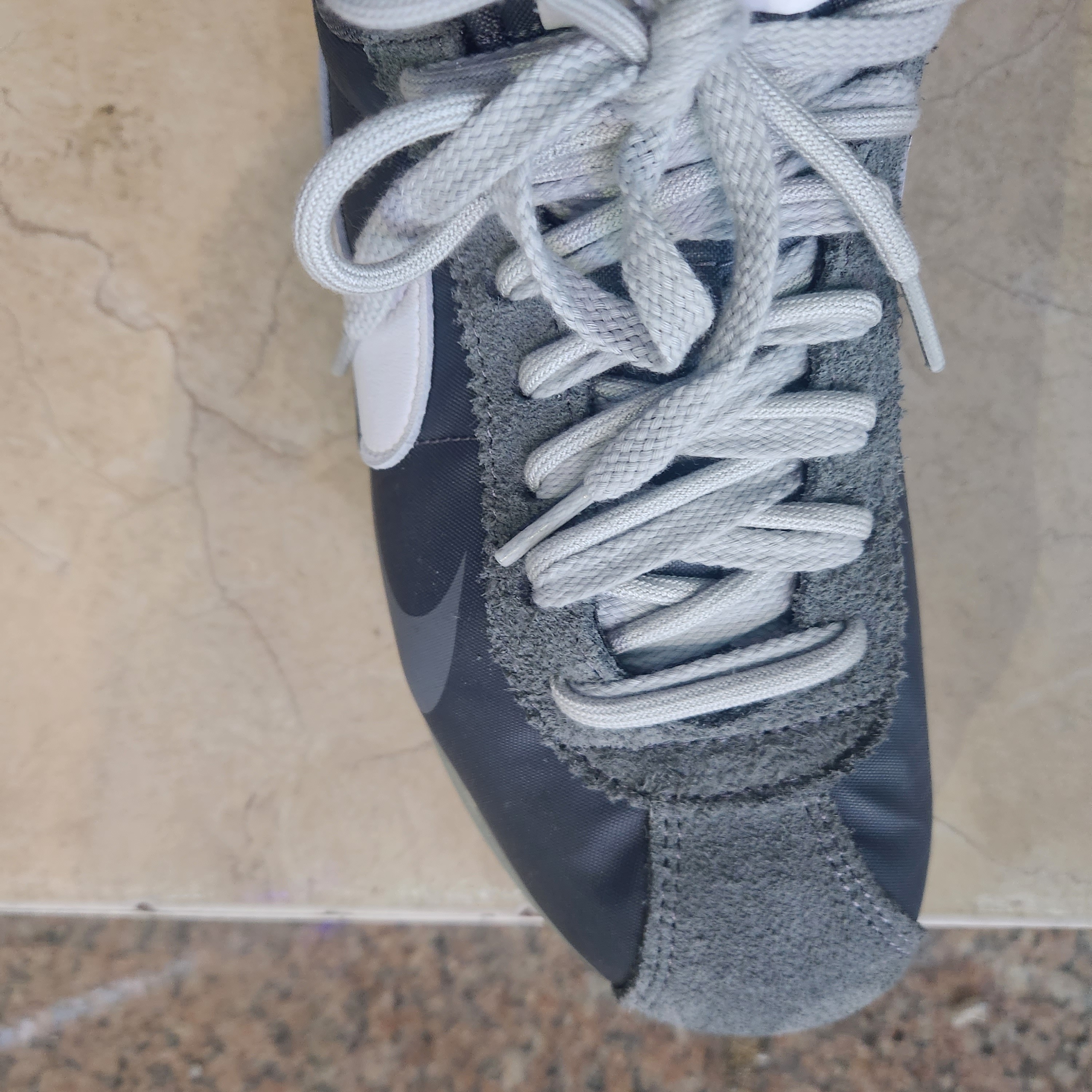 Nike x Sacai Zoom Cortez SP Iron Grey 착용 스타일
