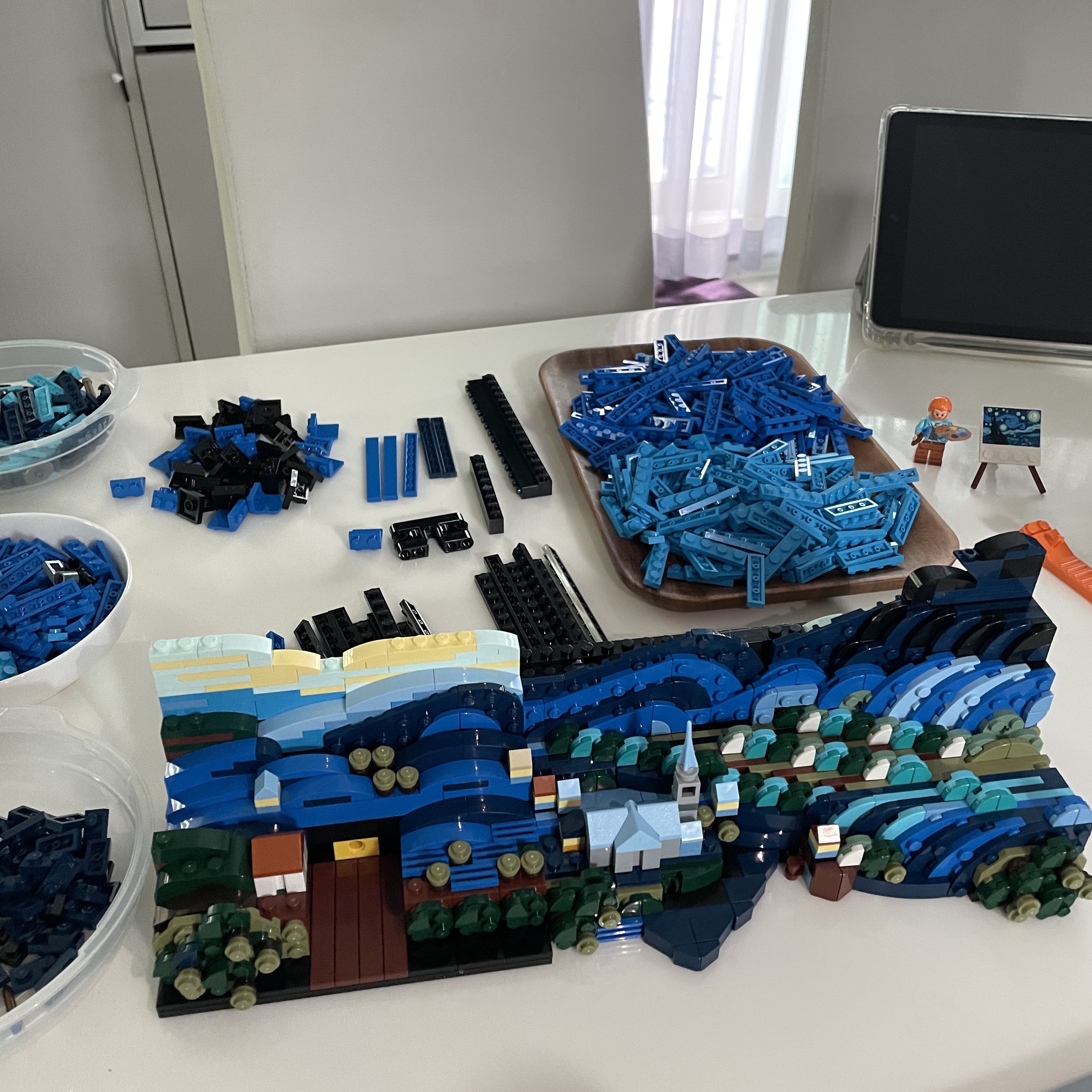 Lego Vincent Van Gogh The Starry Night 착용 스타일 - 2
