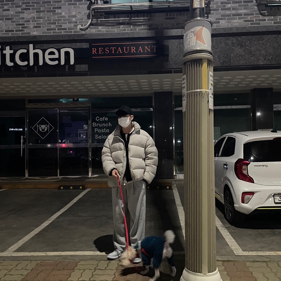 Jordan 1 Low Golf Wolf Grey 착용 스타일 - 1