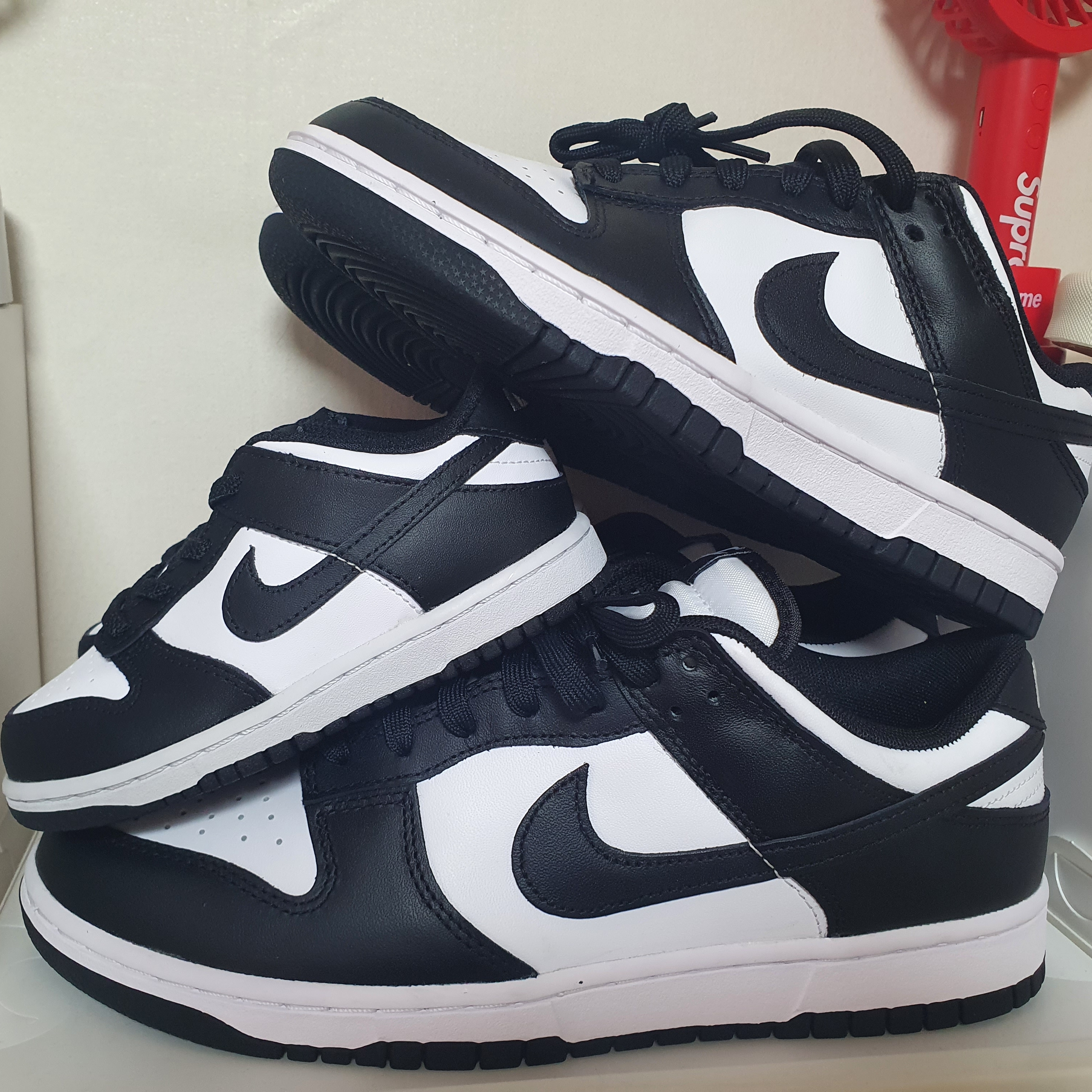 Nike Dunk Low Retro Black, (W) Nike Dunk Low Black 착용 스타일