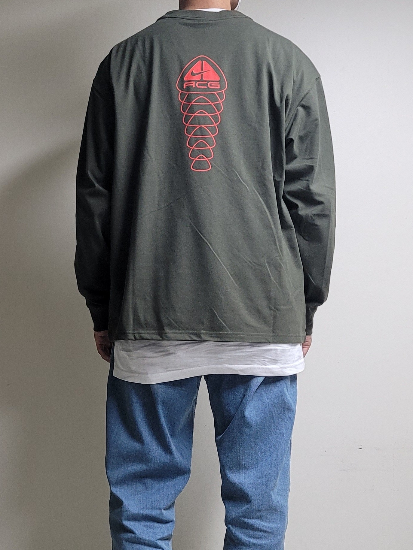 Nike NRG ACG Seasonal Lungs Long Sleeve T-Shirt Cargo Khaki - Asia 착용 스타일 - 1