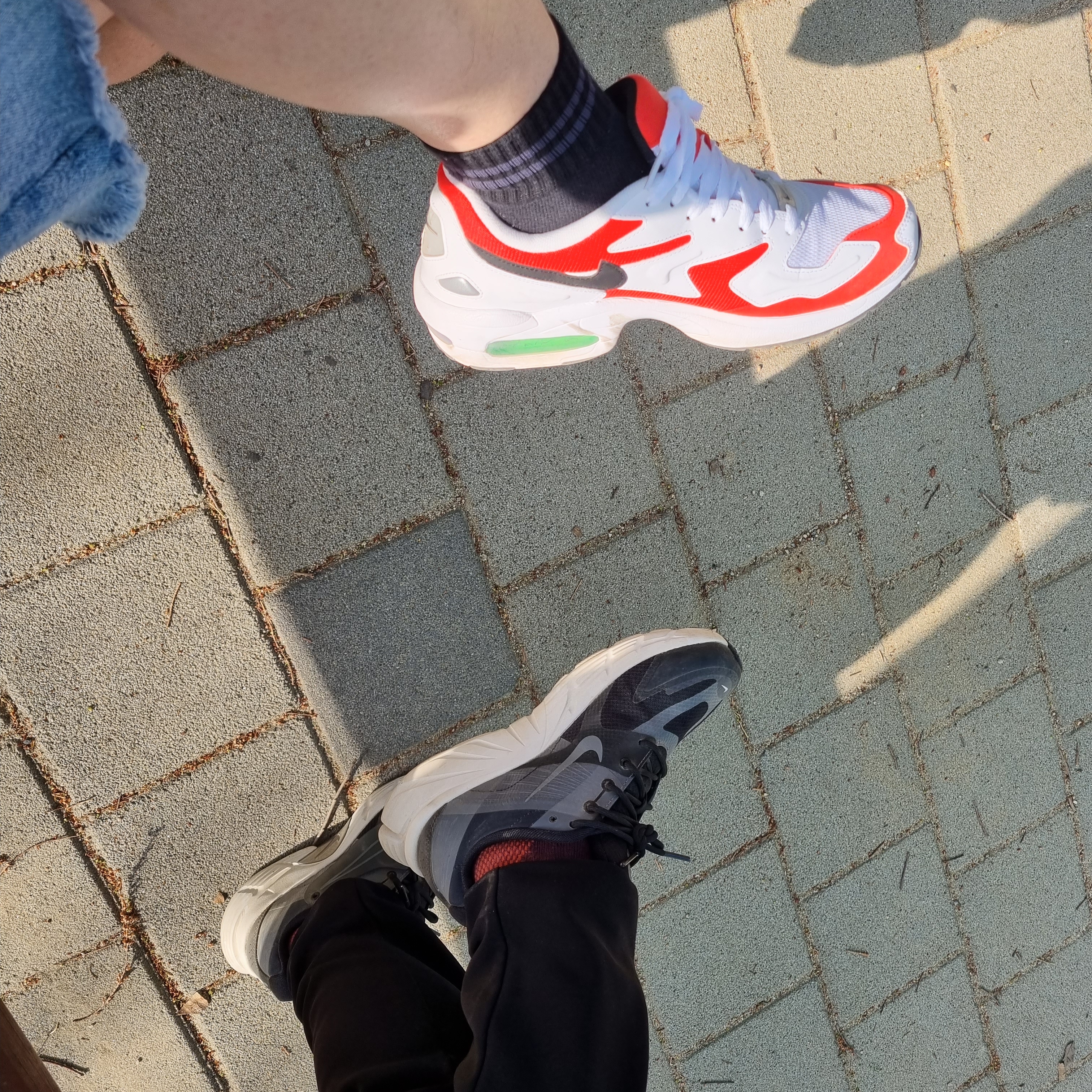 Nike Air Max 2 Light Habanero Red 착용 스타일