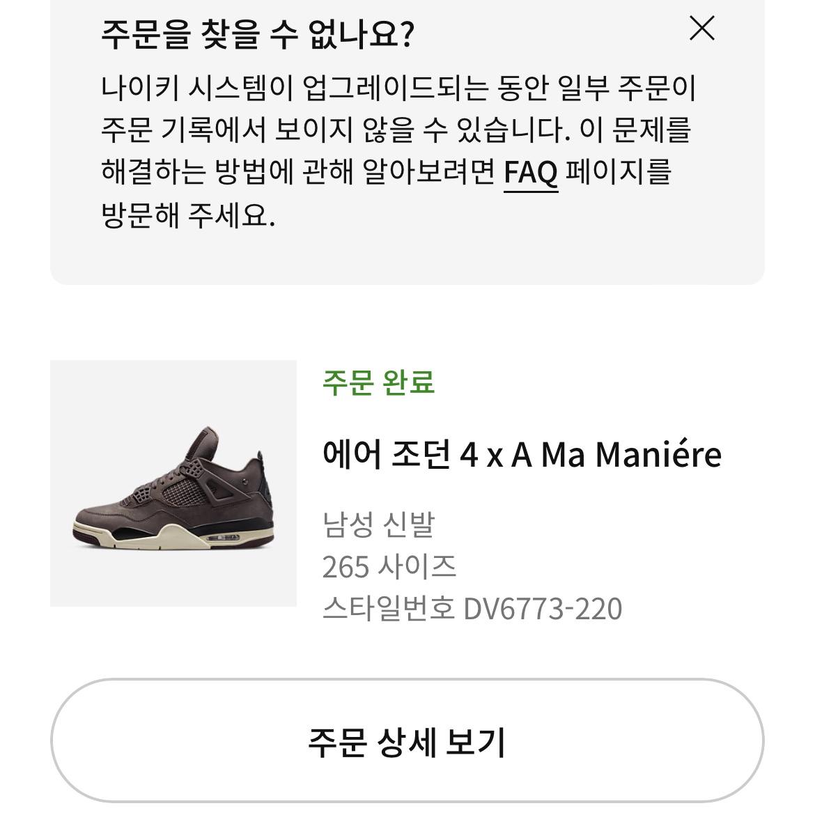 Jordan 4 x A Ma Maniere Retro Violet Ore 착용 스타일
