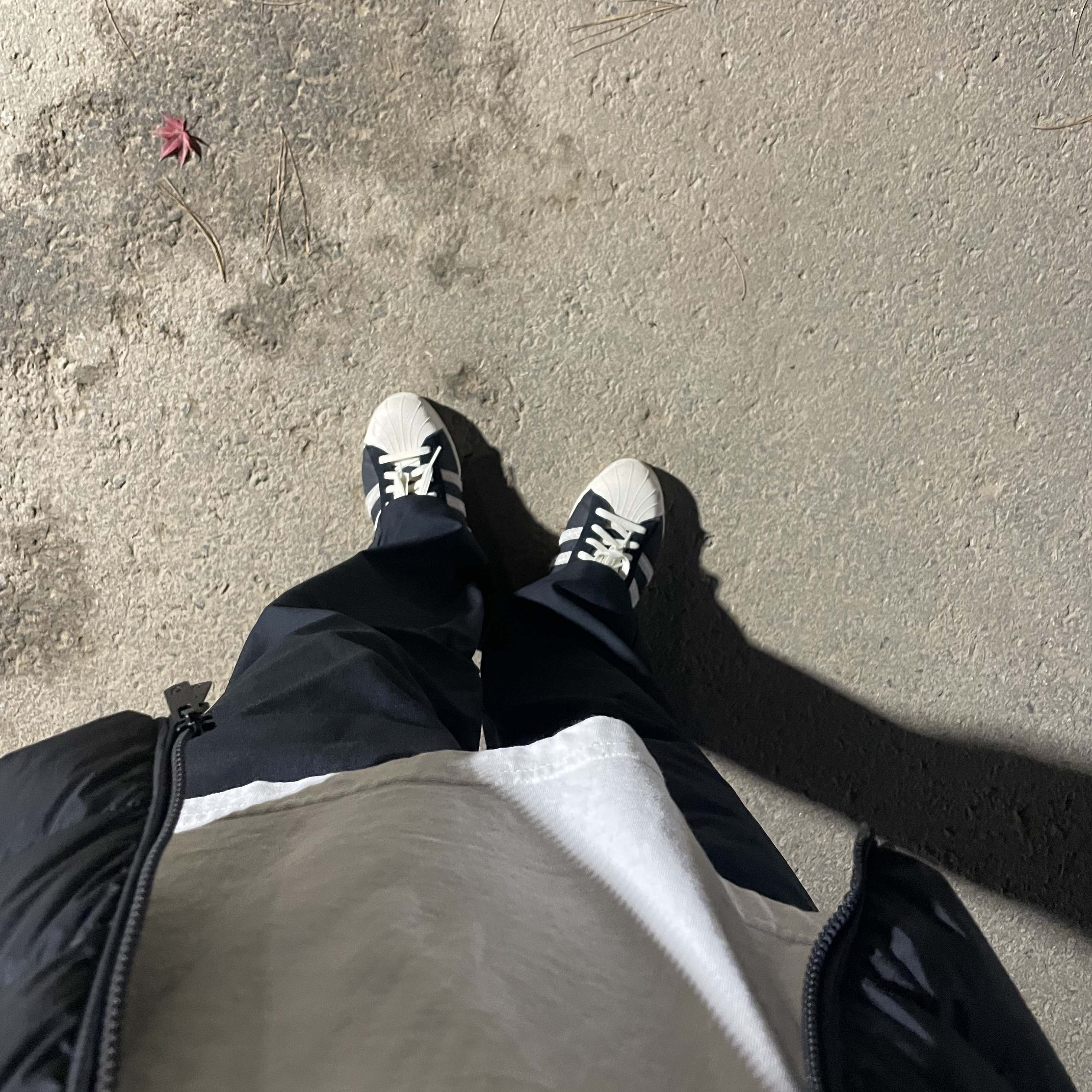 Adidas Superstar 82 Black White 착용 스타일