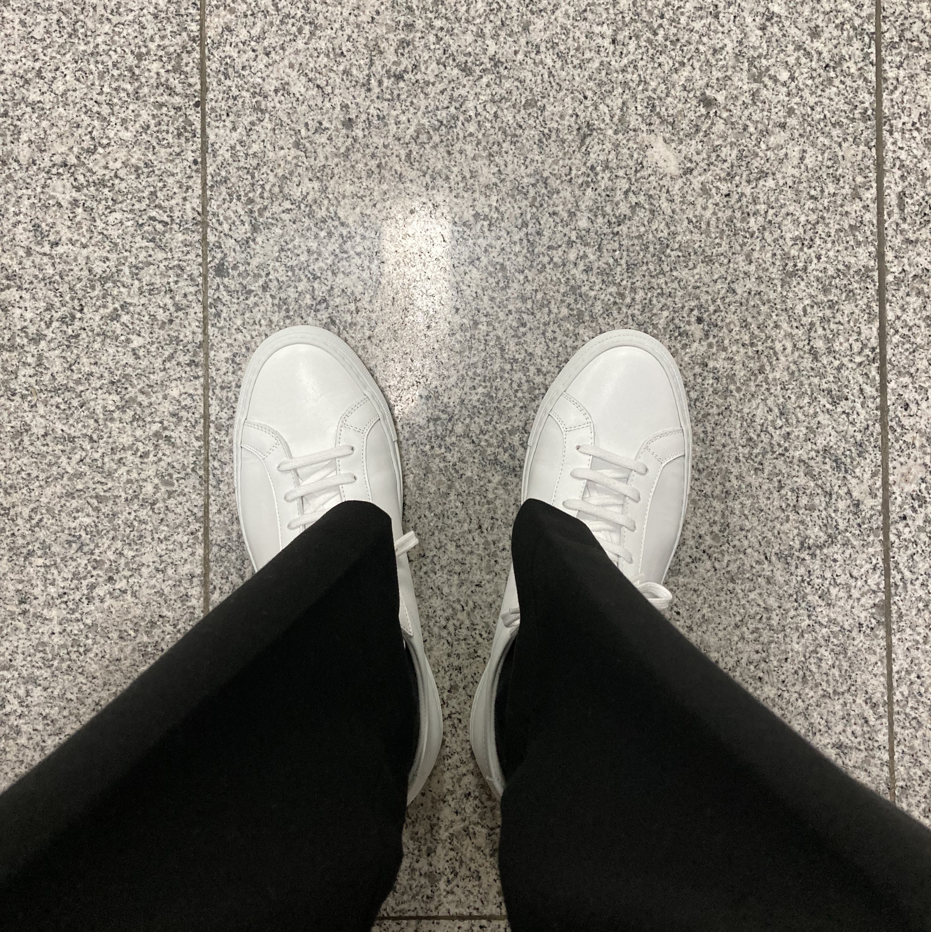 Common Projects Original Achilles Low White 착용 스타일
