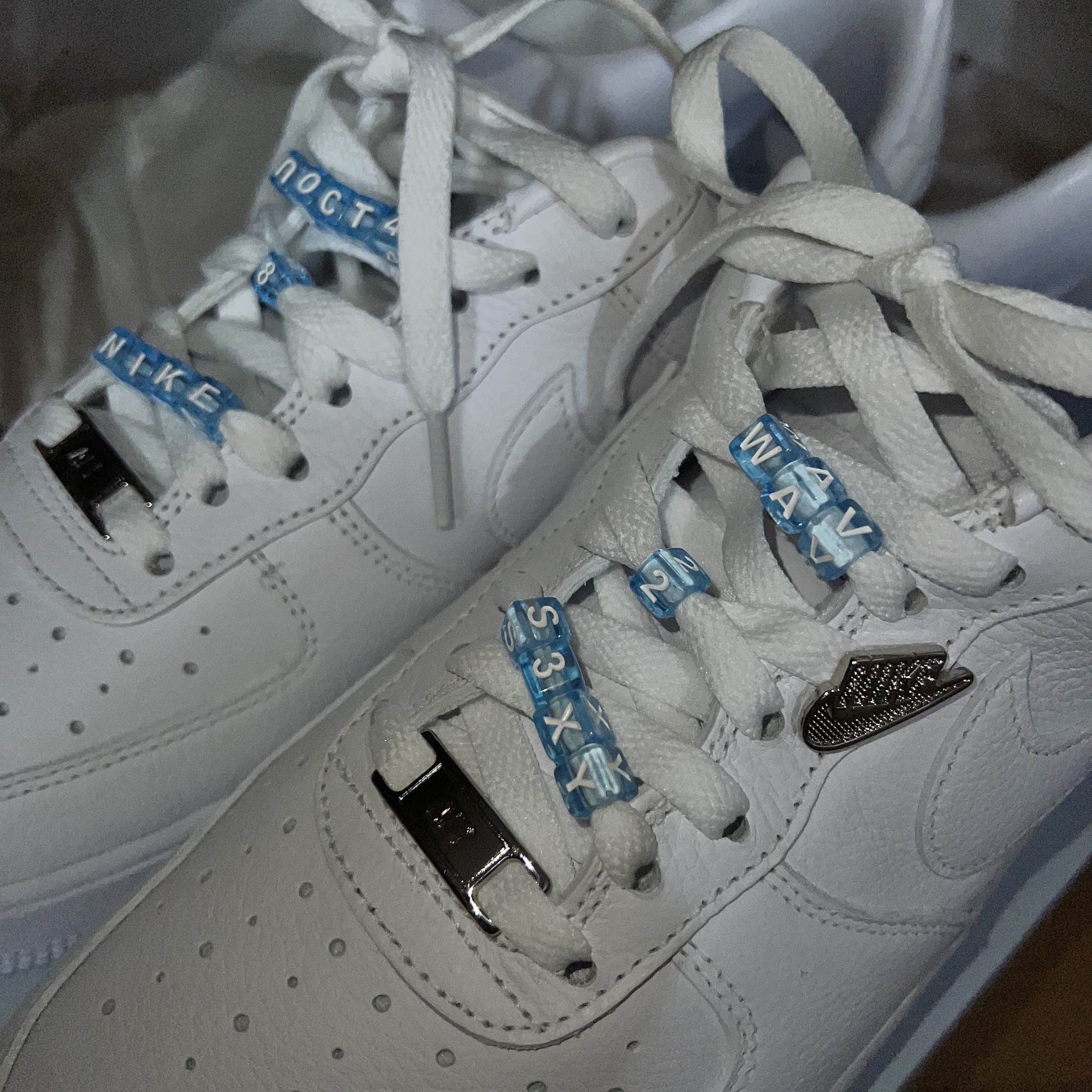 Nike x Drake Nocta Air Force 1 Low SP Certified Lover Boy White 착용 스타일 - 1