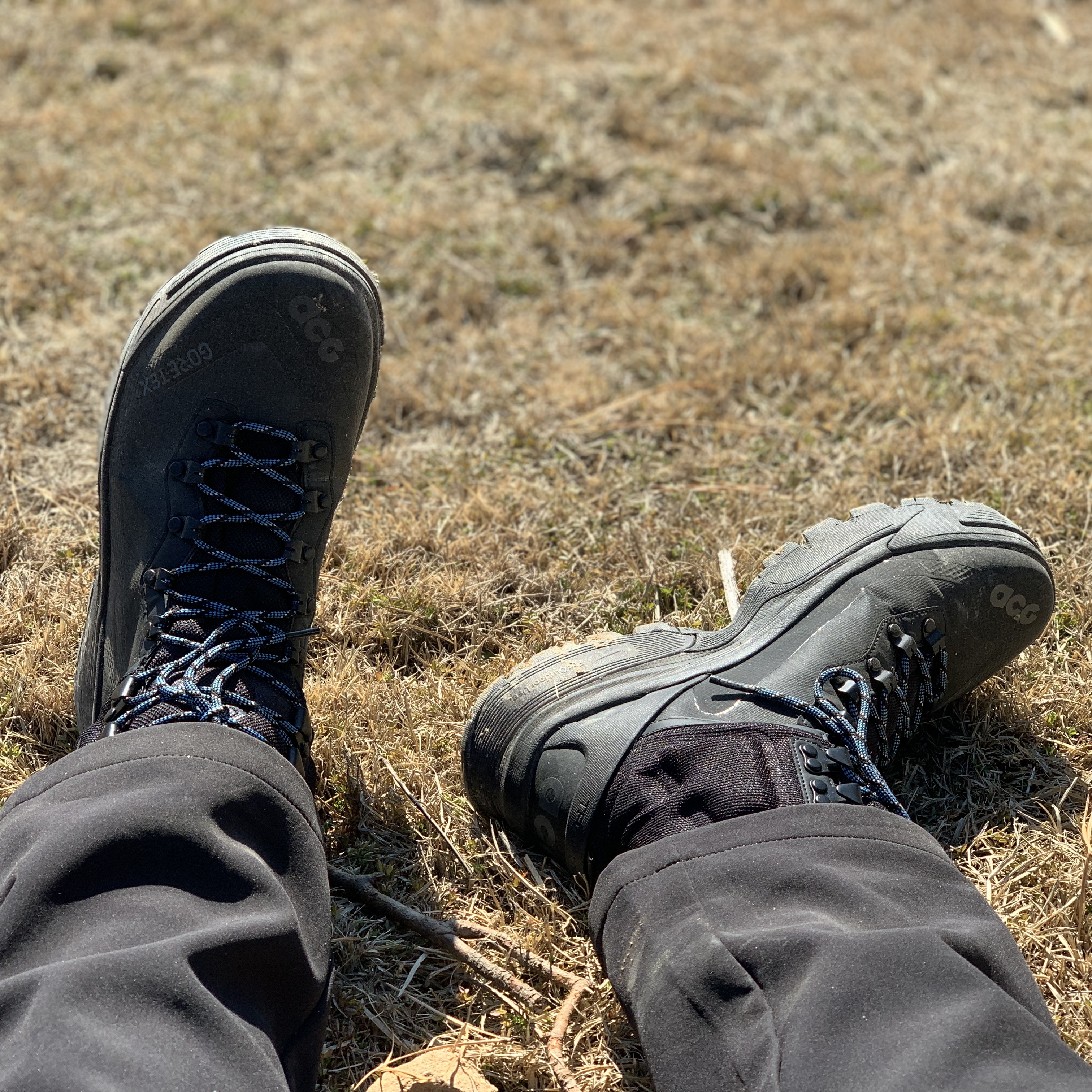 Nike ACG Air Zoom Gaiadome Gore-Tex Black 착용 스타일 - 1