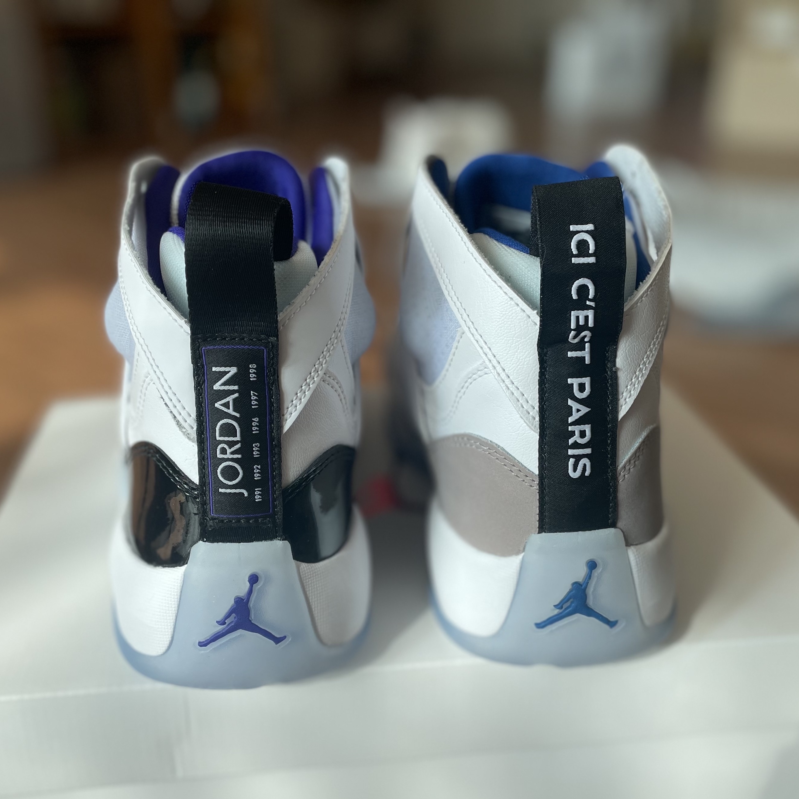 Jordan Jumpman Two Trey Dark Concord 착용 스타일 - 4