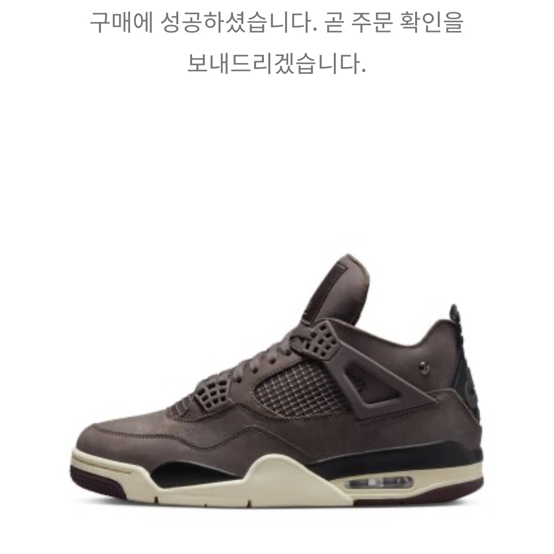 Jordan 4 x A Ma Maniere Retro Violet Ore 착용 스타일
