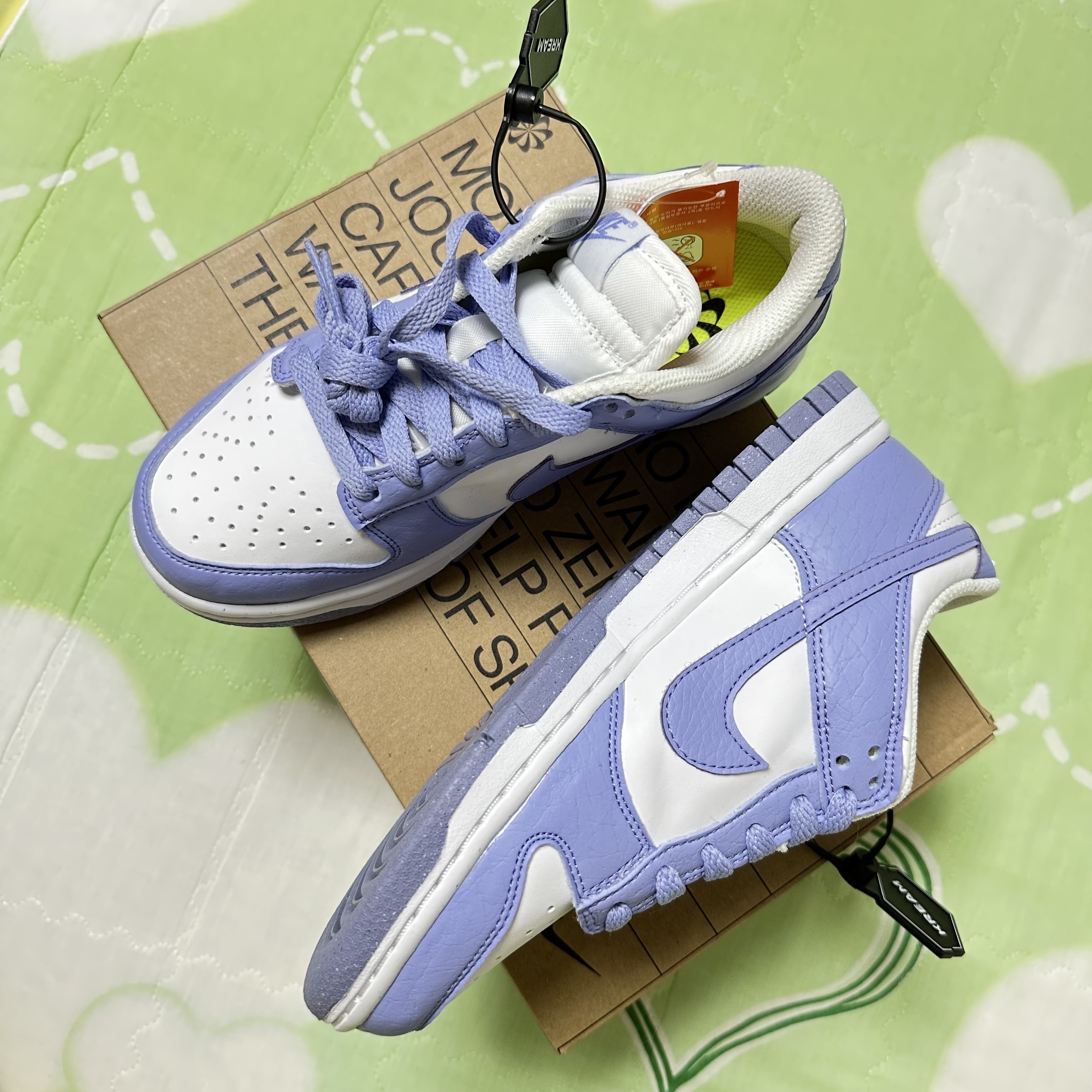 (W) Nike Dunk Low Next Nature Lilac 착용 스타일 - 4
