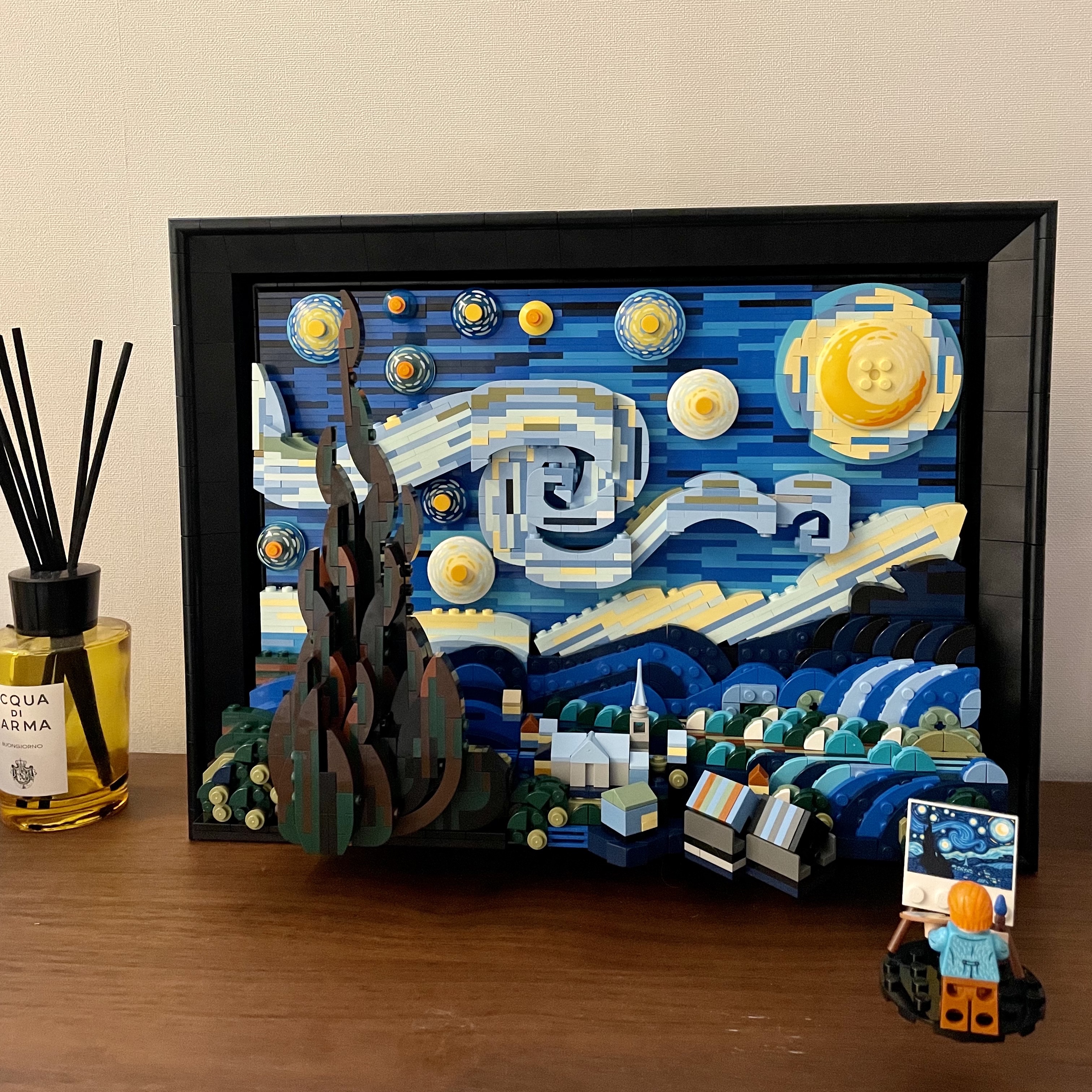 Lego Vincent Van Gogh The Starry Night 착용 스타일 - 1