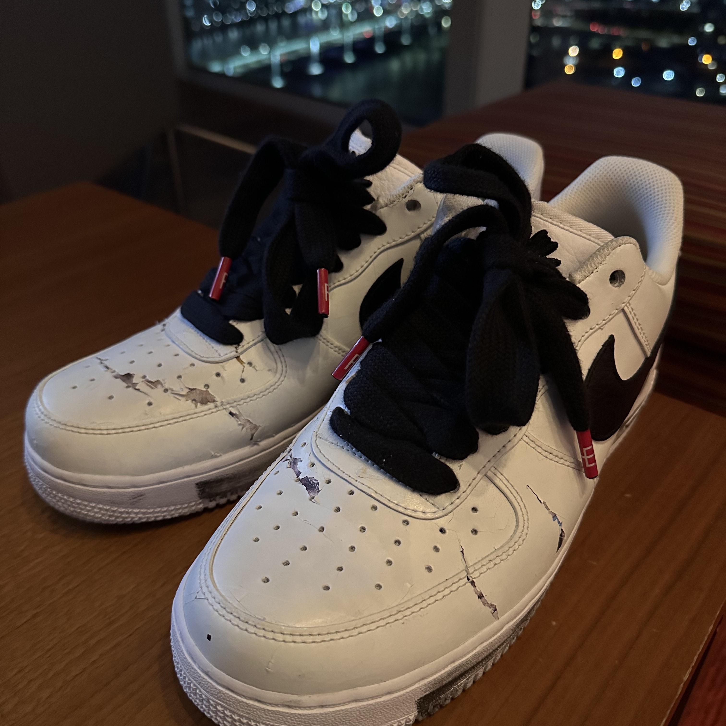 Nike x Peaceminusone Air Force 1 Low Para-Noise 2.0 착용 스타일 - 2