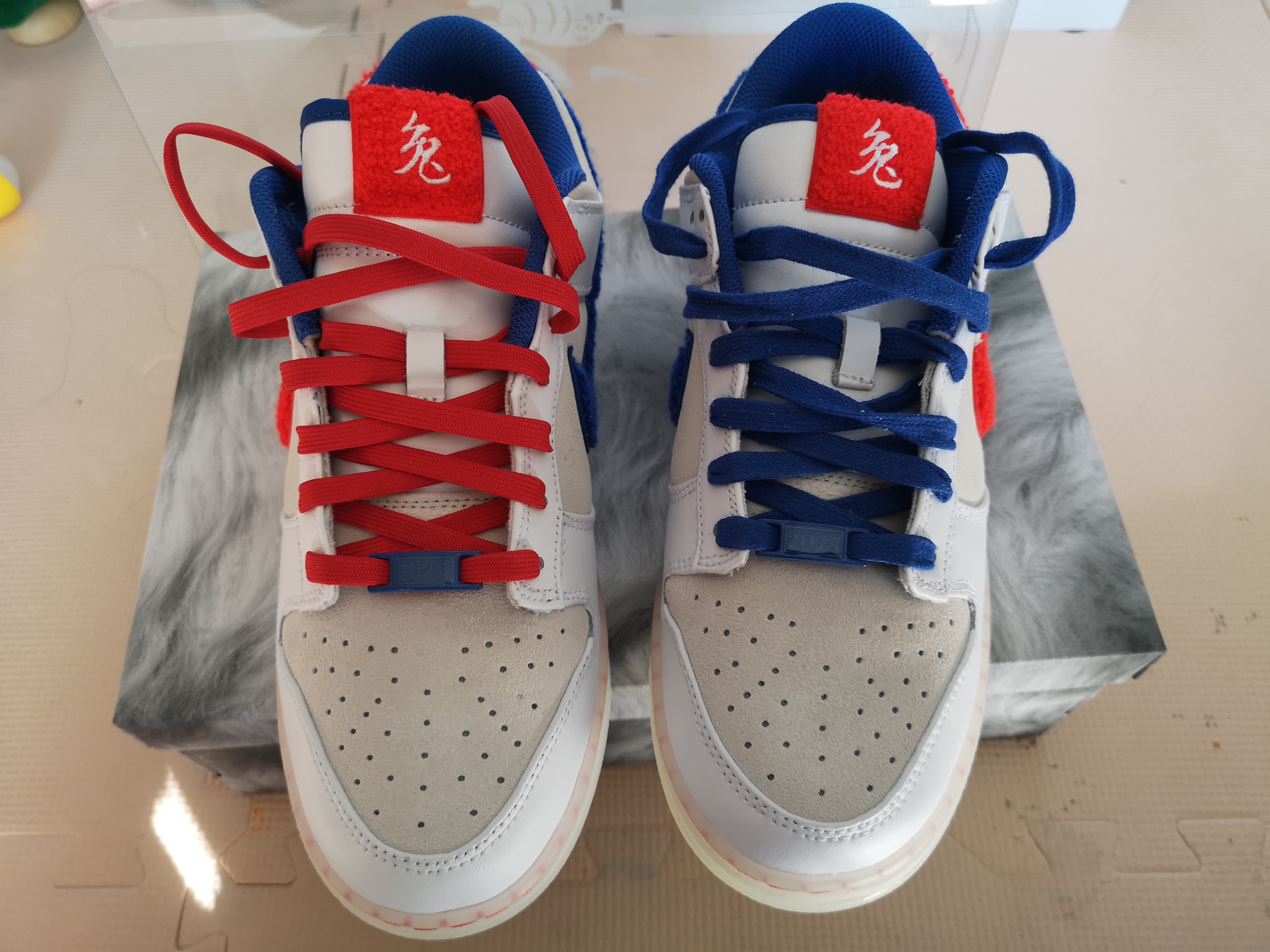 Nike Dunk Low Retro PRM Year of The Rabbit 착용 스타일 - 1