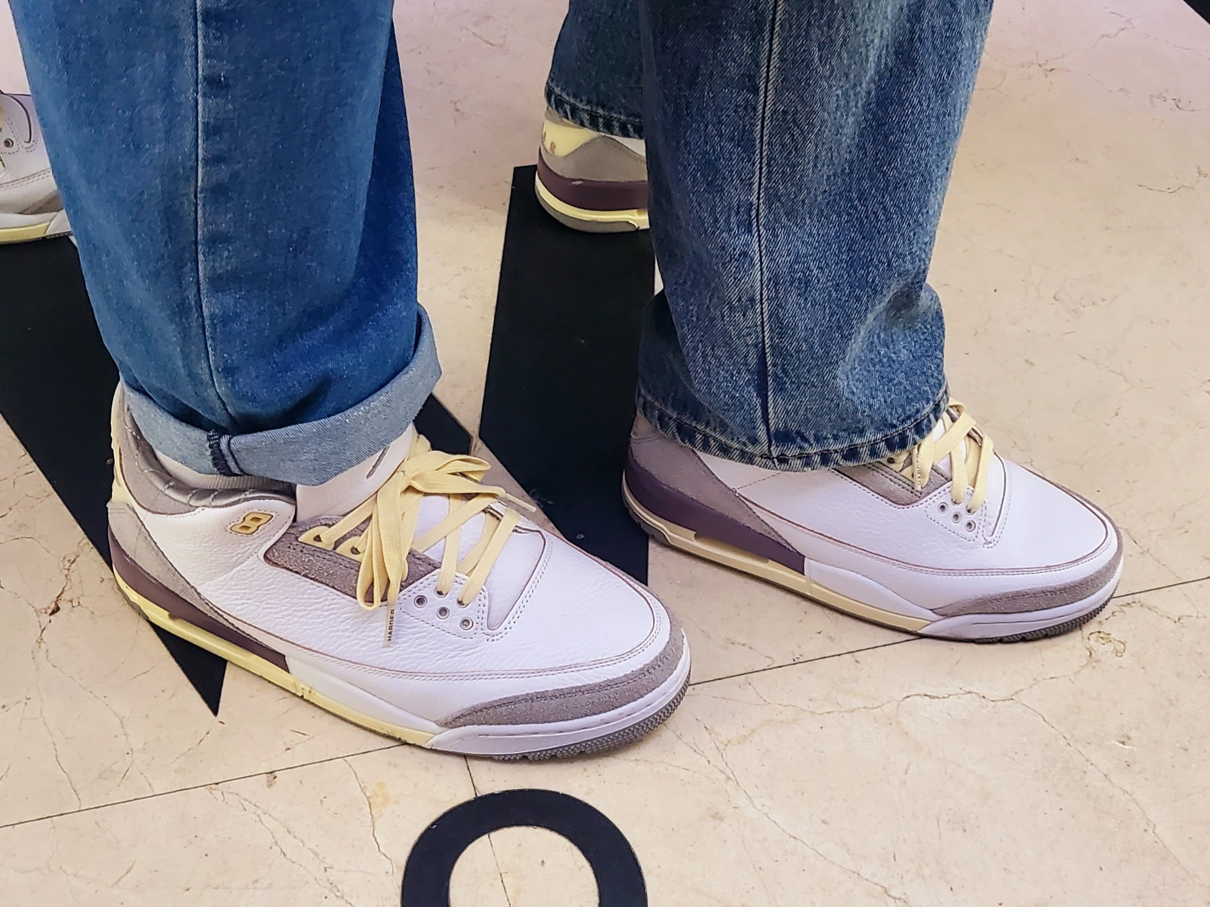 (W) Jordan 3 x A Ma Maniere Retro SP 착용 스타일 - 2