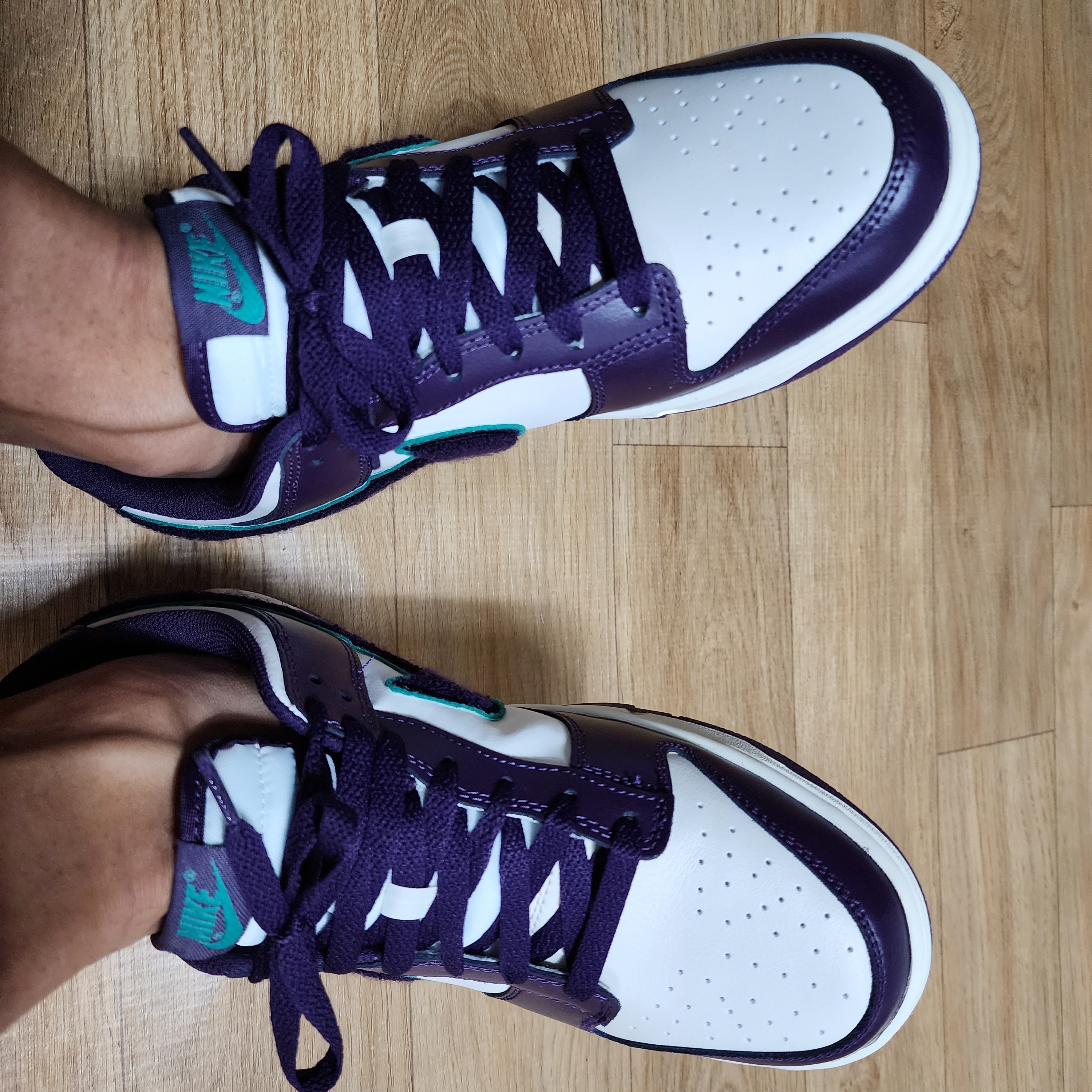 Nike Dunk Low Grand Purple 착용 스타일