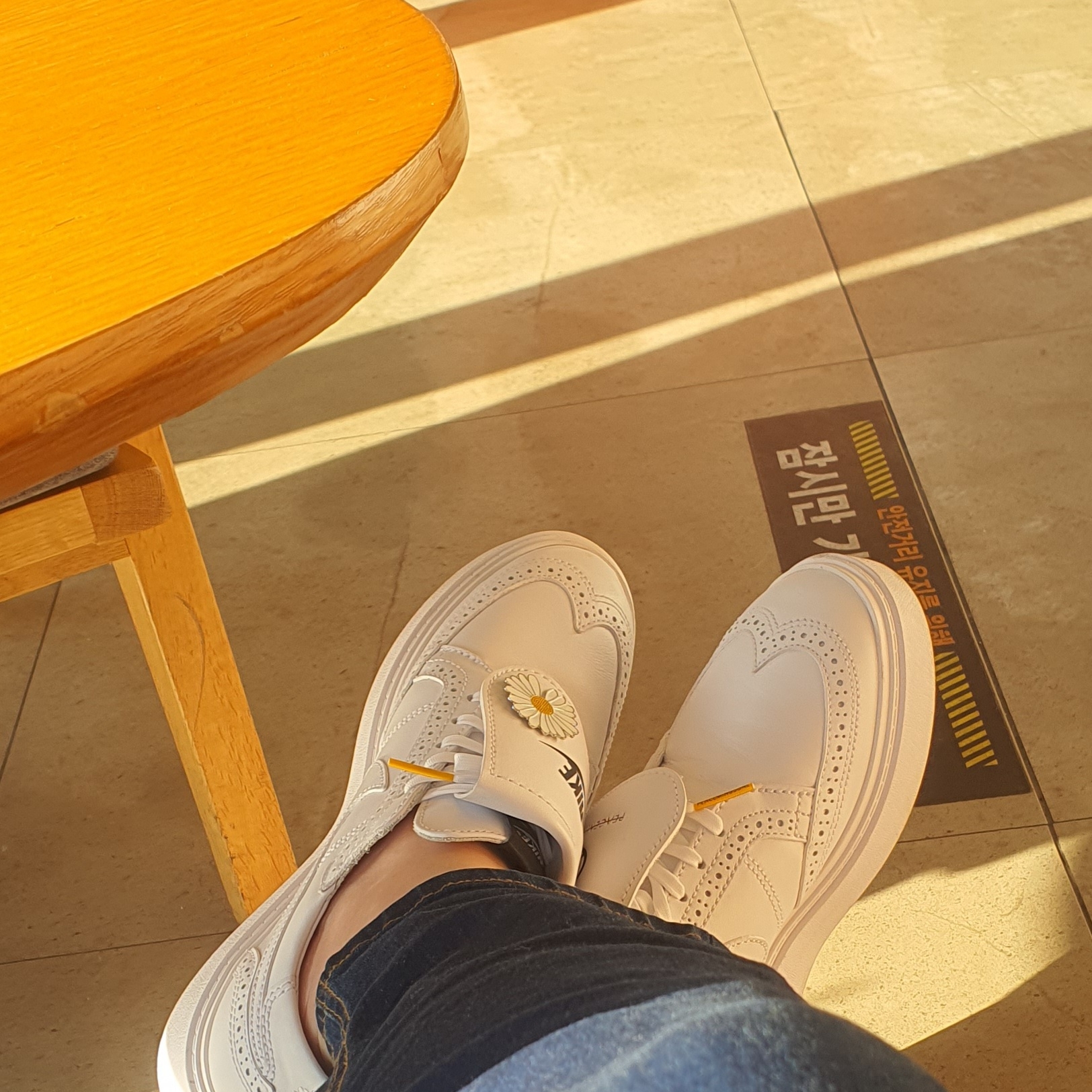Nike x Peaceminusone Kwondo1 White 착용 스타일