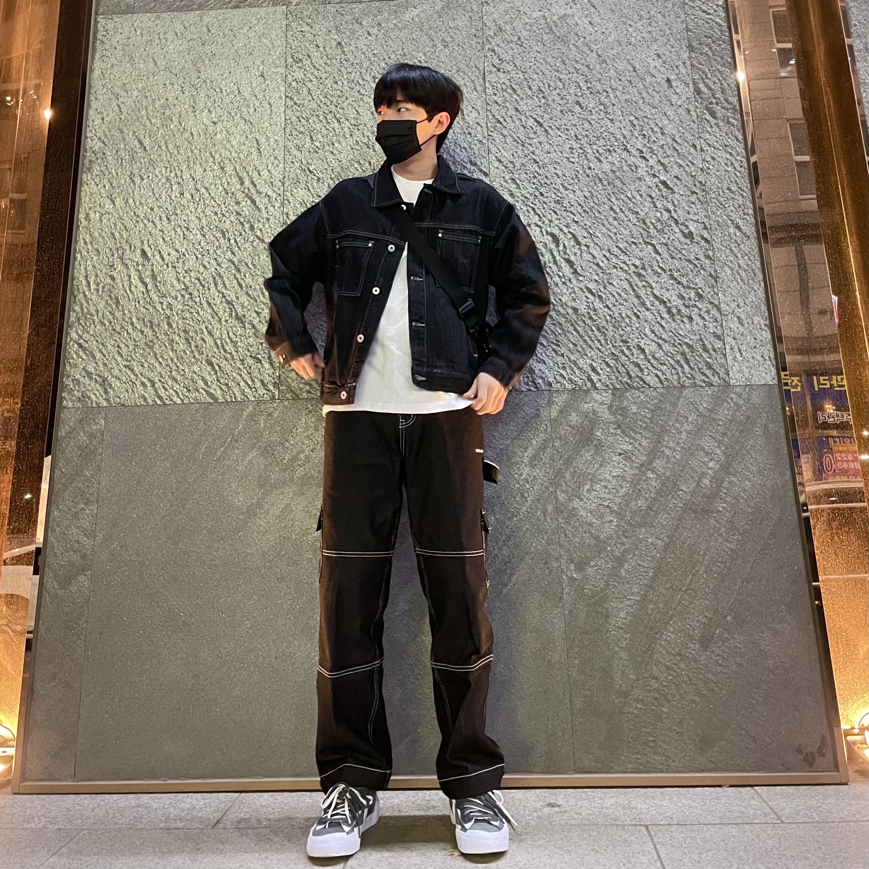 Nike x Sacai Blazer Low Iron Grey 착용 스타일