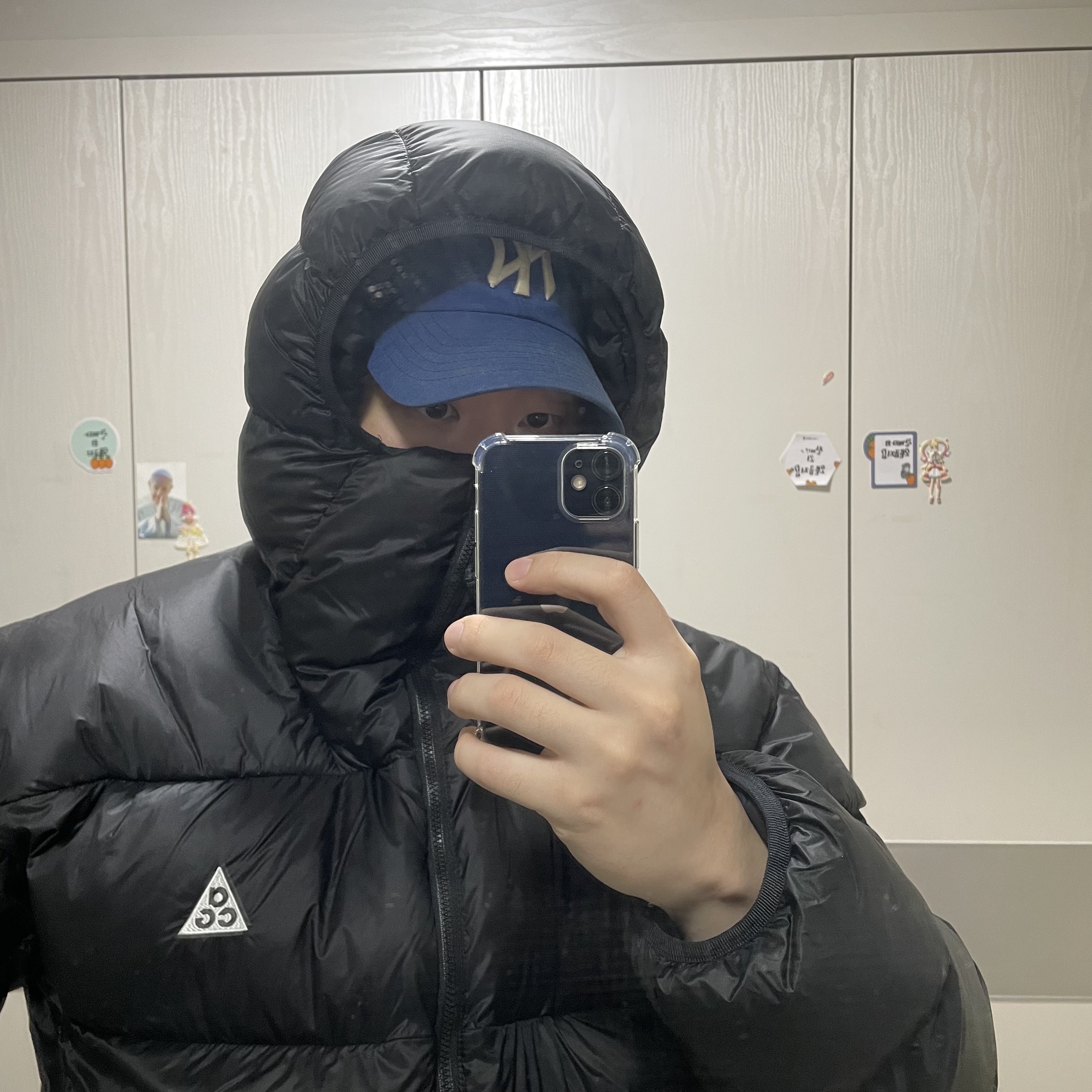 Nike ACG Therma-Fit ADV Lunar Lake Puffer Jacket Black - Asia 착용 스타일