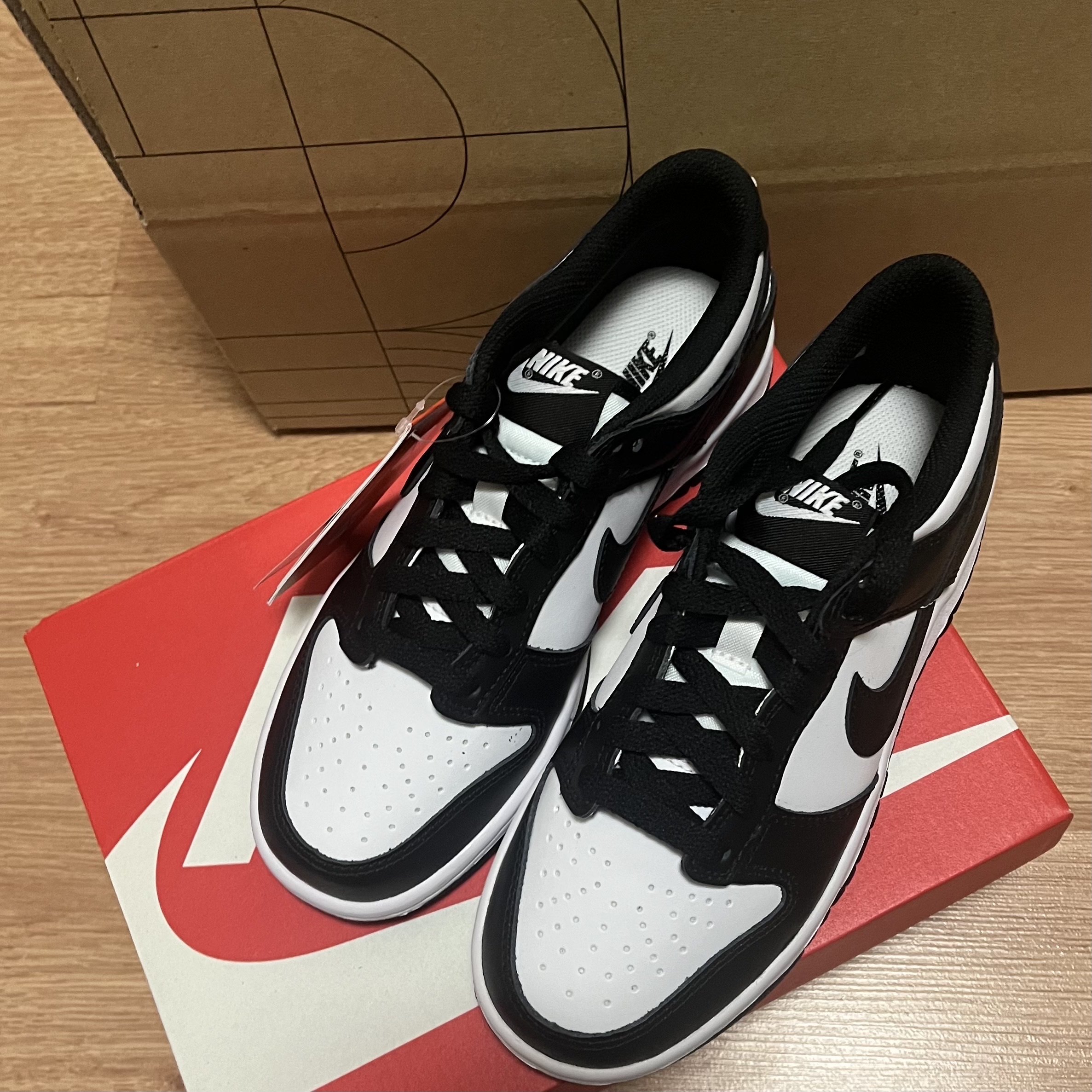 Nike Dunk Low Retro Black, (W) Nike Dunk Low Black 착용 스타일