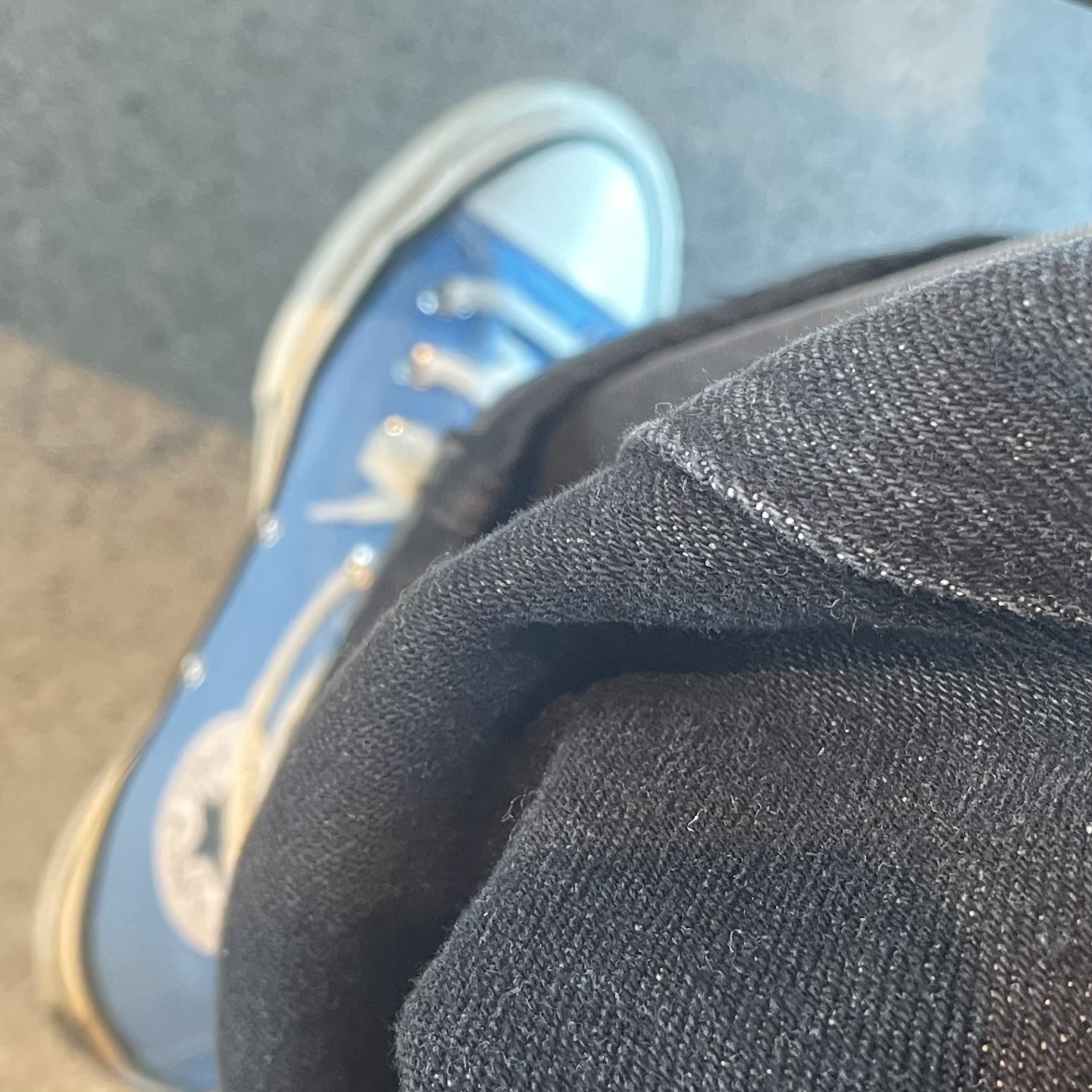 Converse Chuck 70 High Vintage Canvas University Blue 착용 스타일 - 2